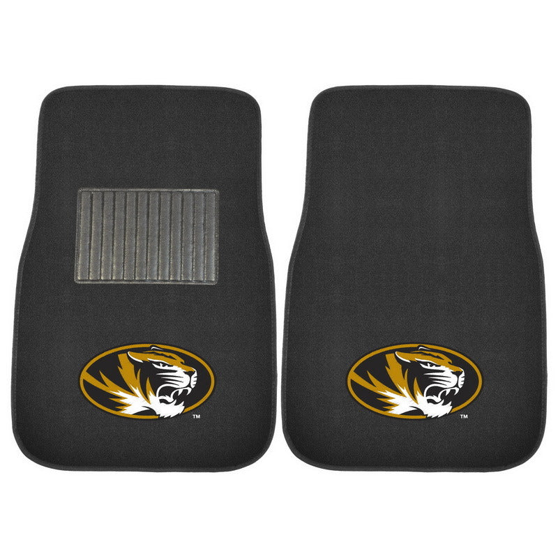 Missouri 2-piece Embroidered Car Mats 18"x27"