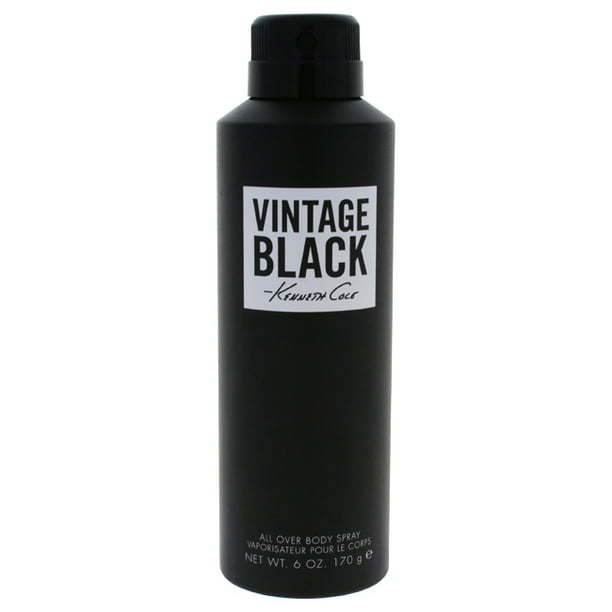 Vintage Black by Kenneth Cole for Men 6 oz Body Spray