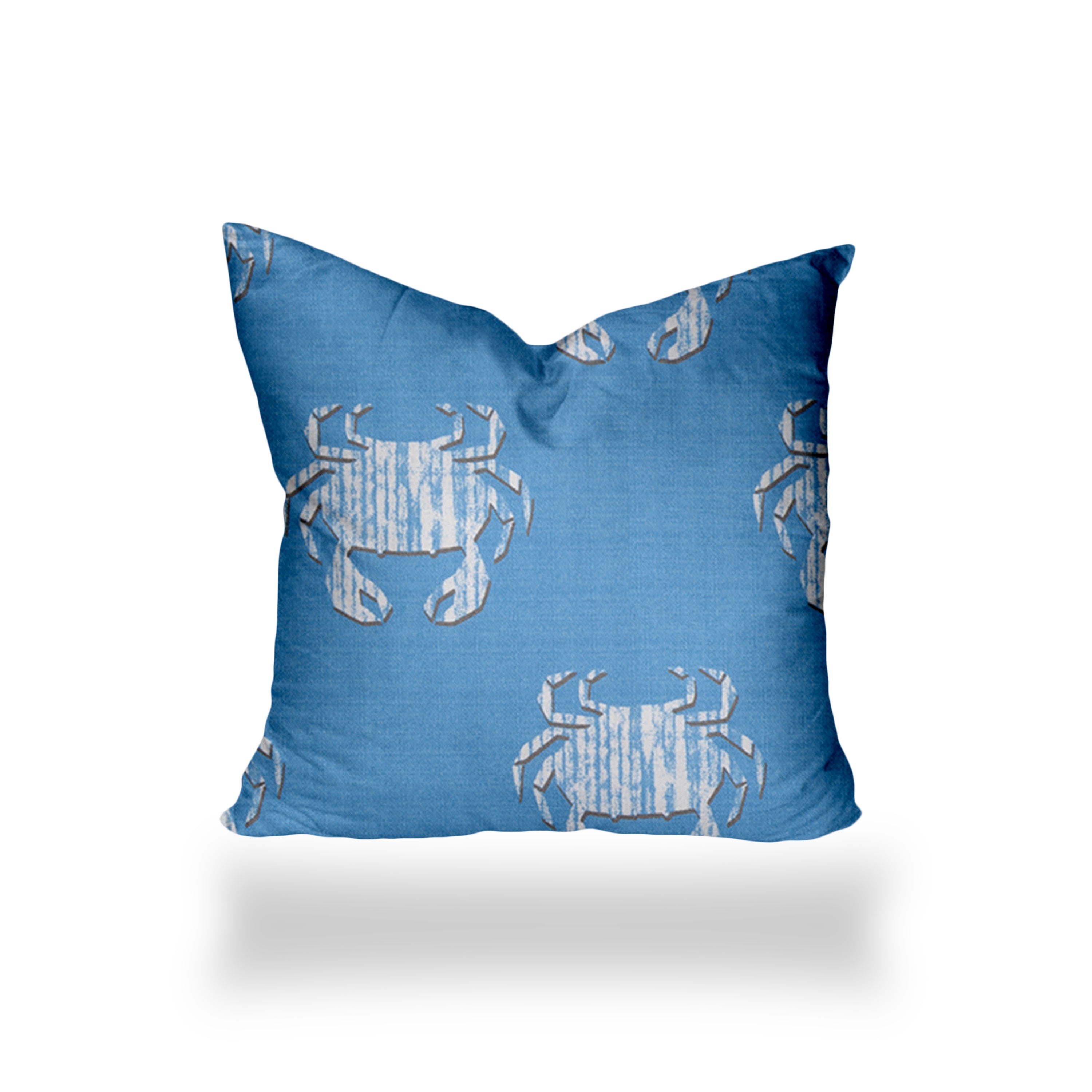 CRABBY Indoor/Outdoor Soft Royal Pillow, Envelope Cover Only, 17x17