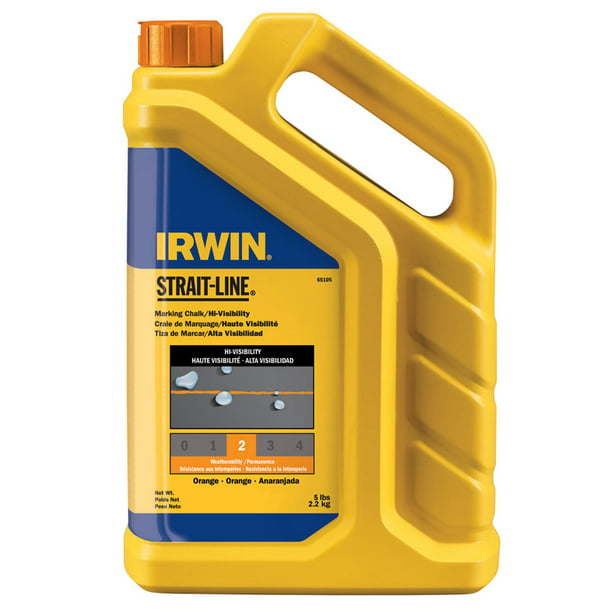 Irwin Strait-Line 5 lb Permanent Marking Chalk Orange