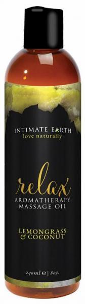 Intimate Earth Relax Massage Oil 8oz