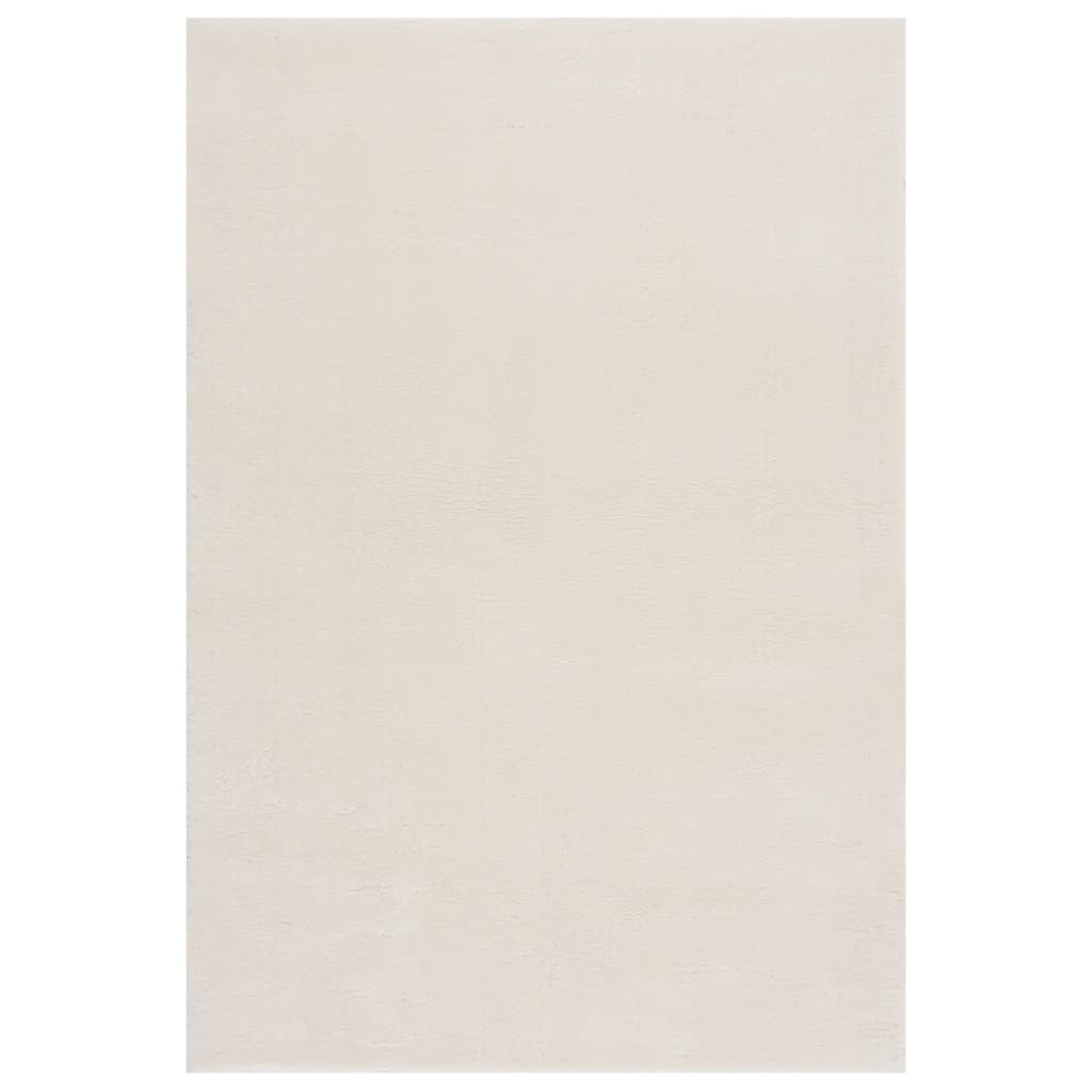 Shaggy Rug Cream White 8'x10' Polyester