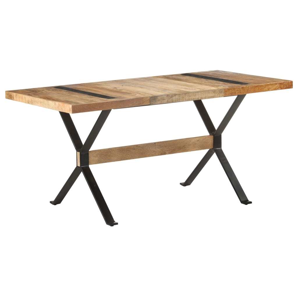 Dining Table 63"x31.5"x29.9" Rough Mango Wood