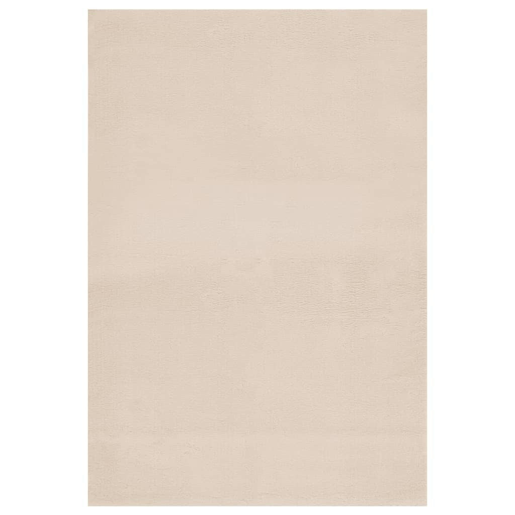Shaggy Rug Beige 8'x10' Polyester
