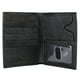 J. Buxton Men's Hunt Credit Card Folio Leather, Black