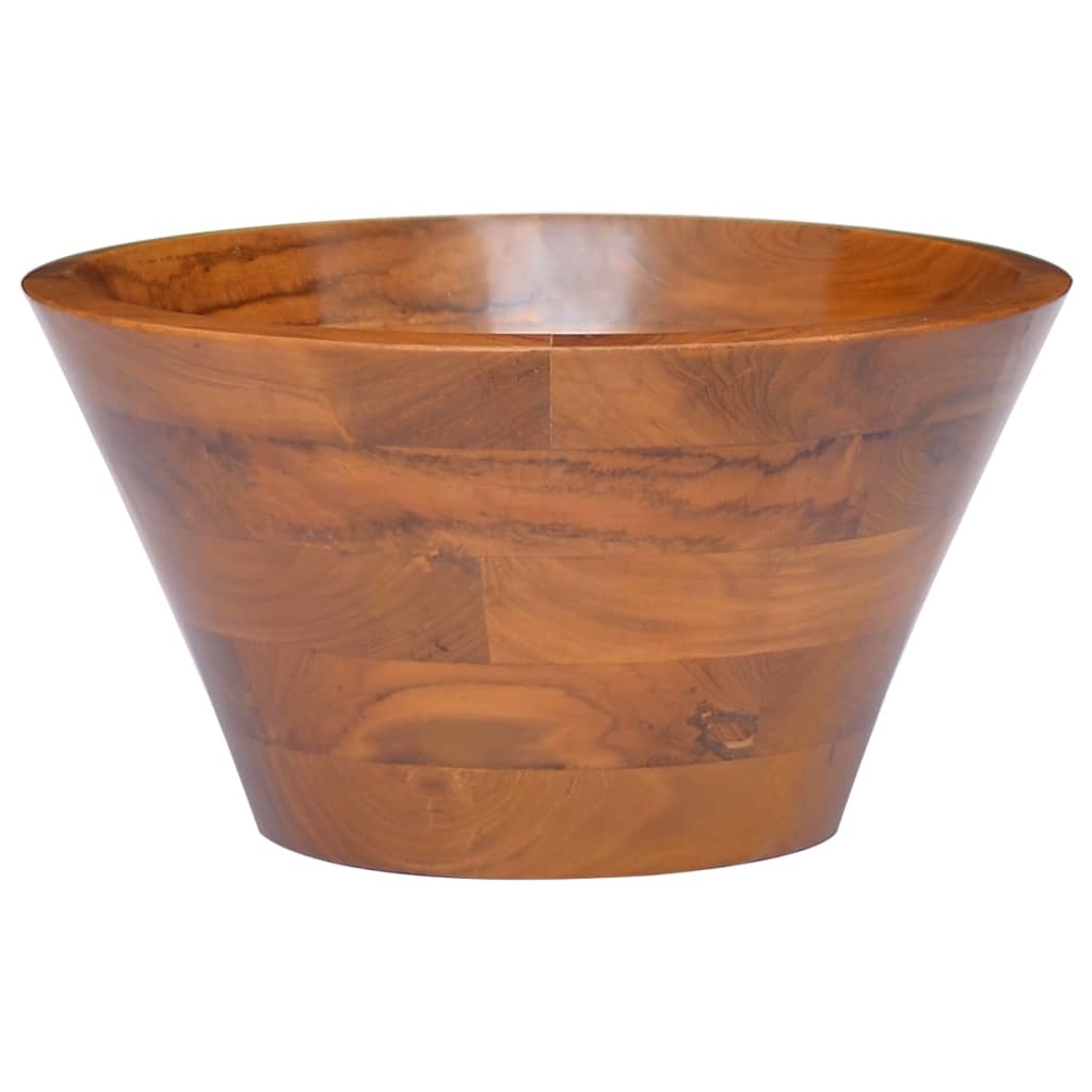 Basin Solid Wood Teak Φ15.7"x7.9"