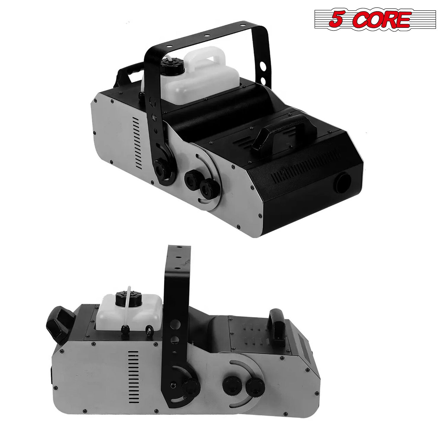 5 Core Fog Machine 2500W Smoke Machine 6500 CFM Adjustable Low Lying Indoor Outdoor Oil Based 2L Liquid Fog Maker Fogger for Halloween Wedding Party Christmas Stage Effect Gender Reveal - FOG 2500