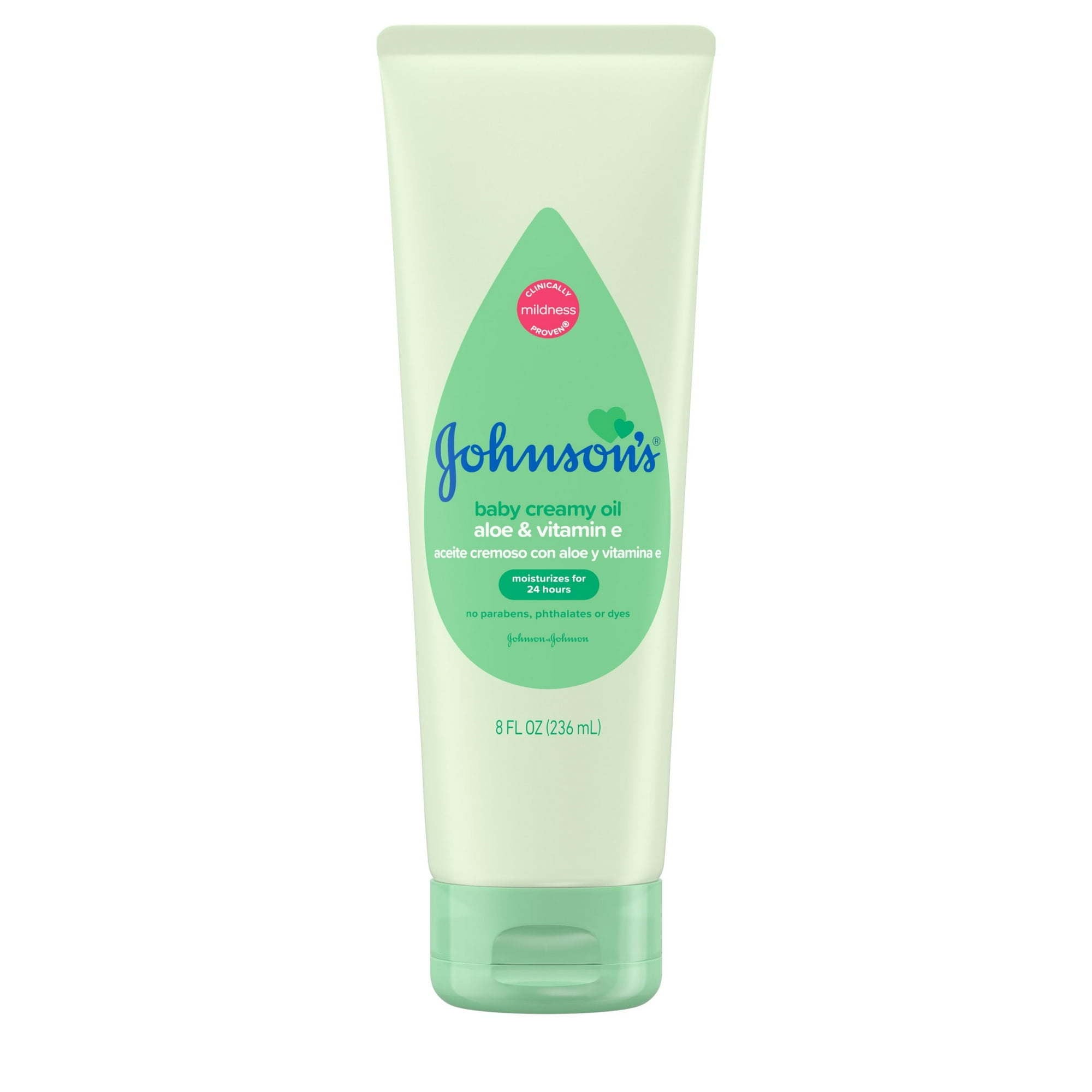 Johnson's Creamy Oil Baby Body Lotion With Aloe & Vitamin E, 8 fl. oz