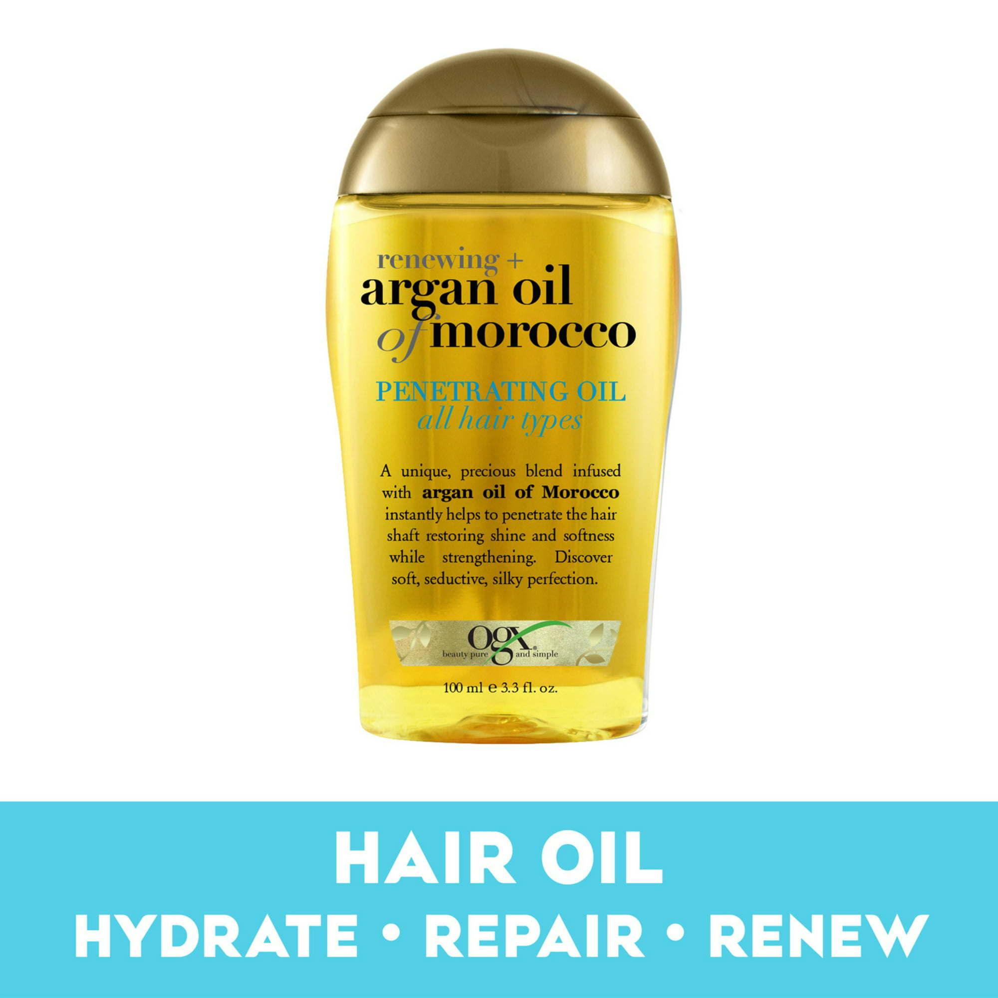 OGX Renewing + Argan Oil of Morocco Penetrating Hair Oil Treatment, 3.3 oz