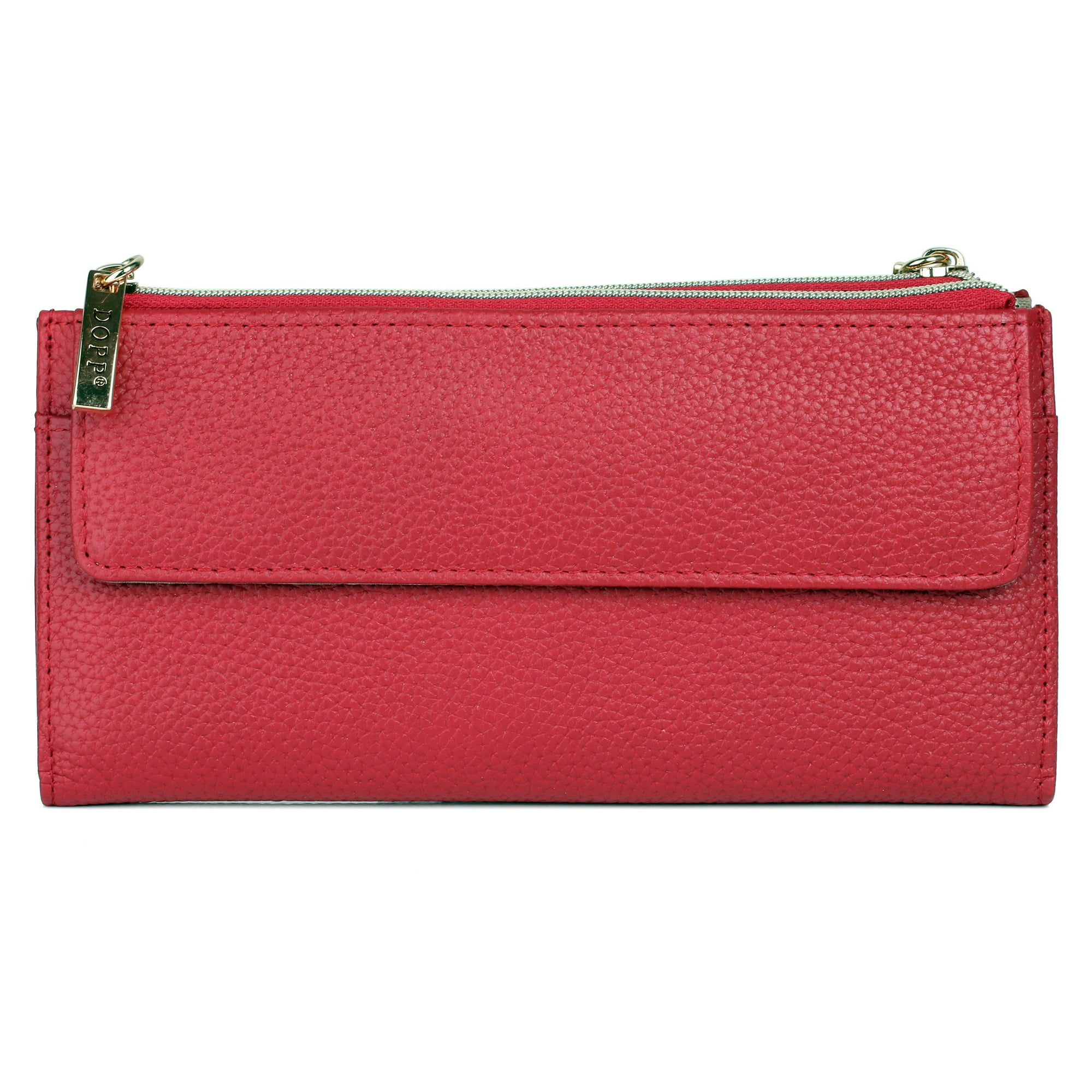 Dopp Women's Cosmopolitan Wallet Leather, Red