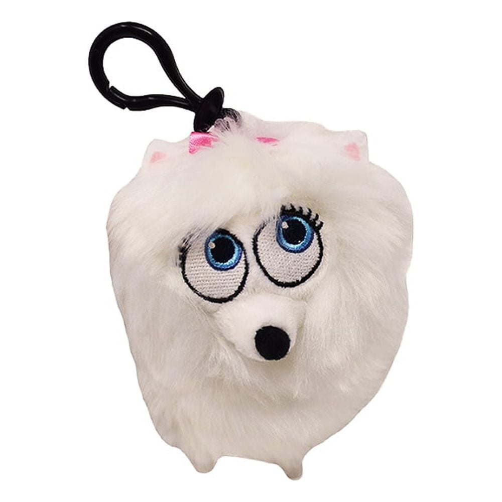 Secret Life of Pets "Gidget Plush Bag Clip" Plush Coin Clip Toy Bag