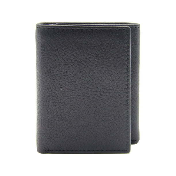 George Men's Trifold Flip Milled Wallet