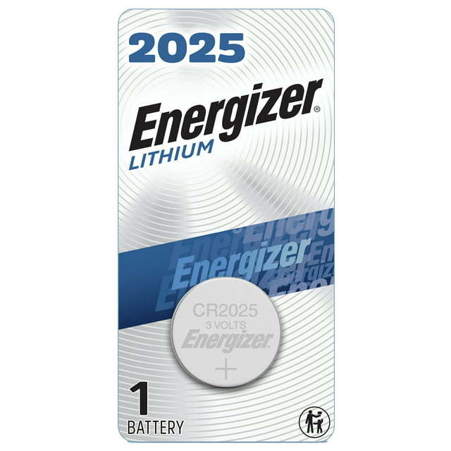 Energizer 2025 Batteries (1 Pack), 3V Lithium Coin Batteries