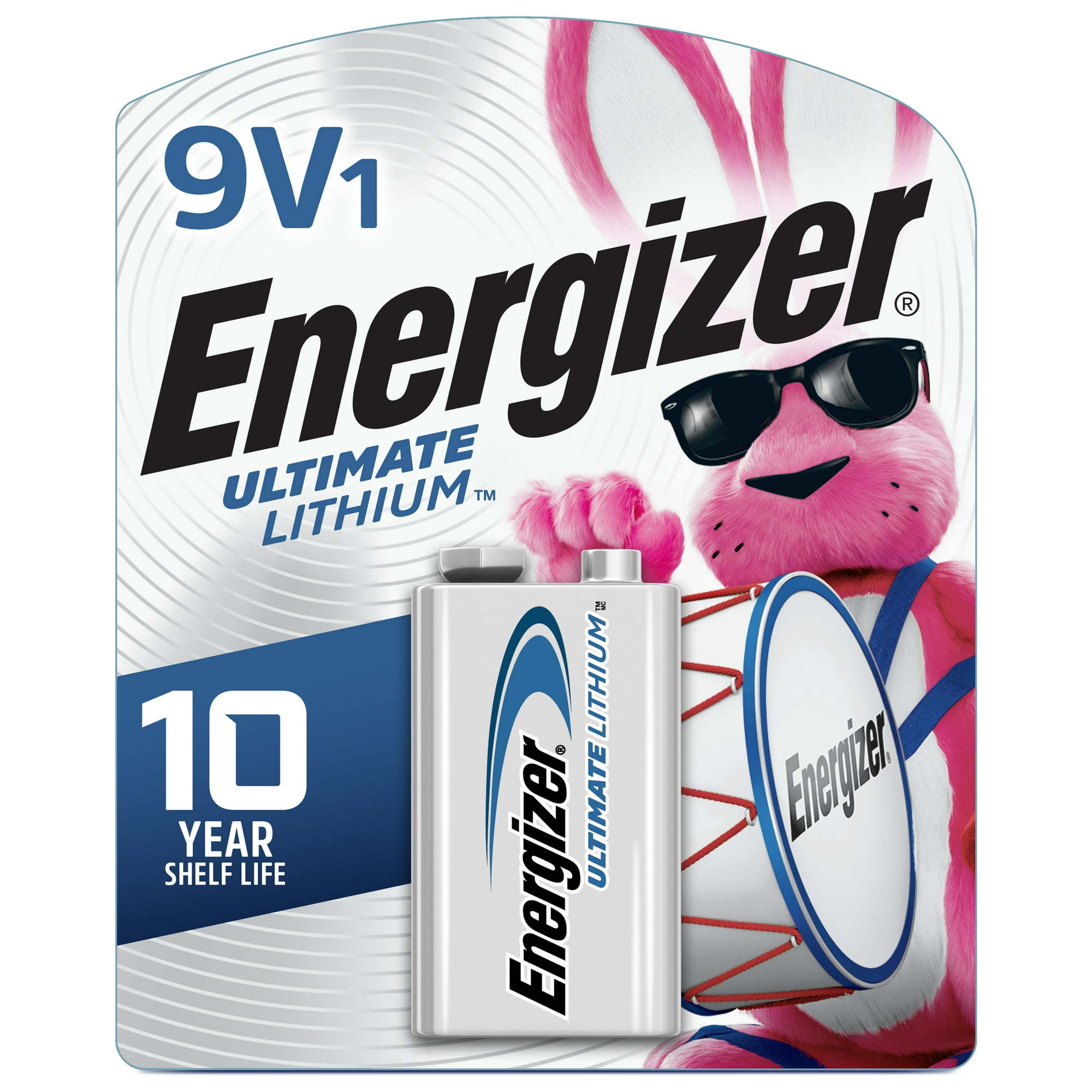 Energizer Lithium 9V Batteries (1 Pack), Lithium 9 Volt Batteries