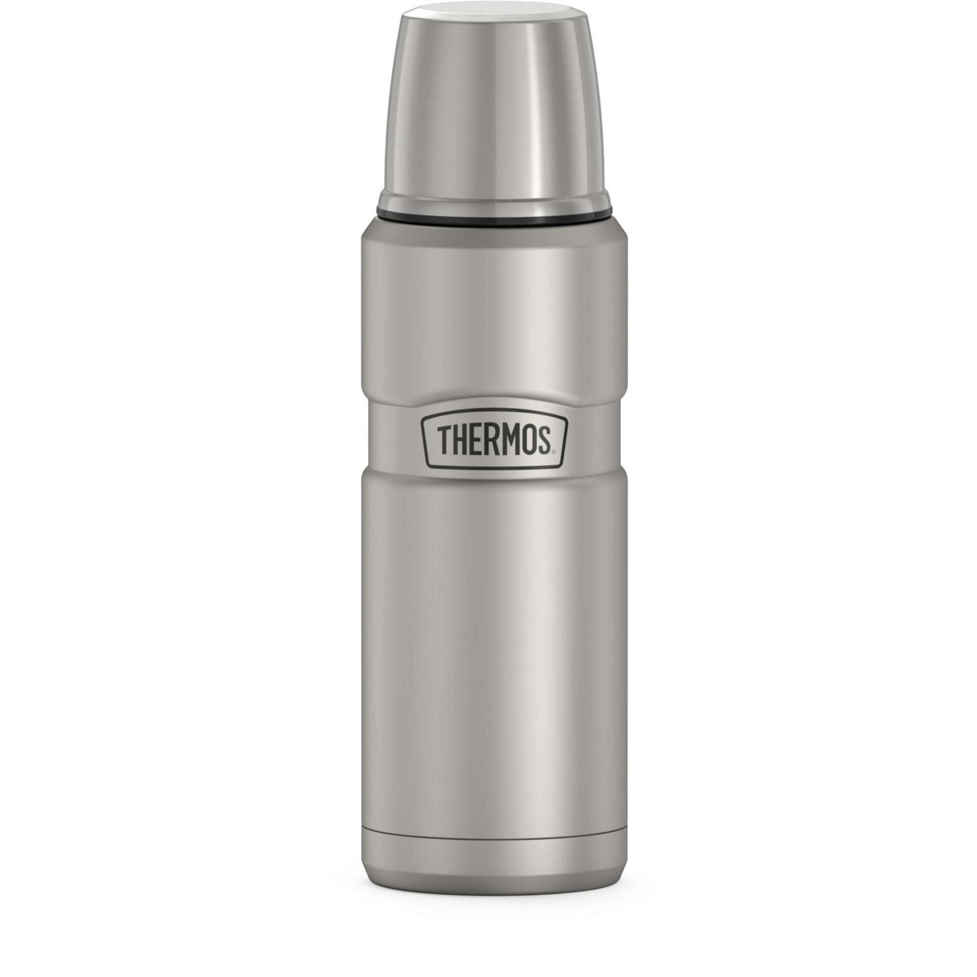 Thermos 16-ounce Stainless King Stainless Steel Compact Beverage, Matte Stainless Steel