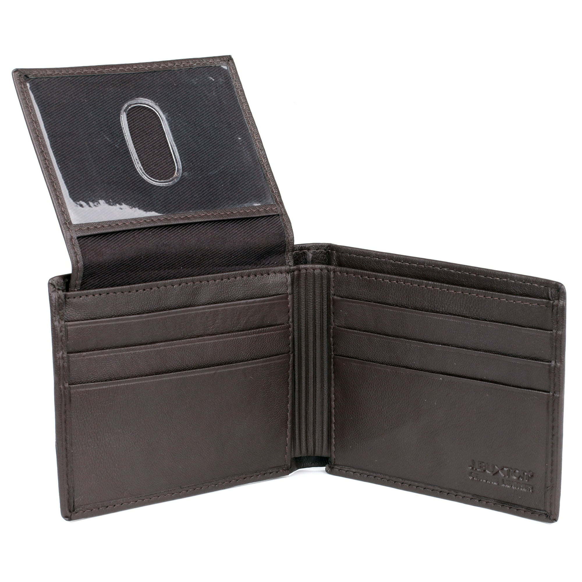 J. Buxton Men's Ridgewood Credit Card Billfold, Brown