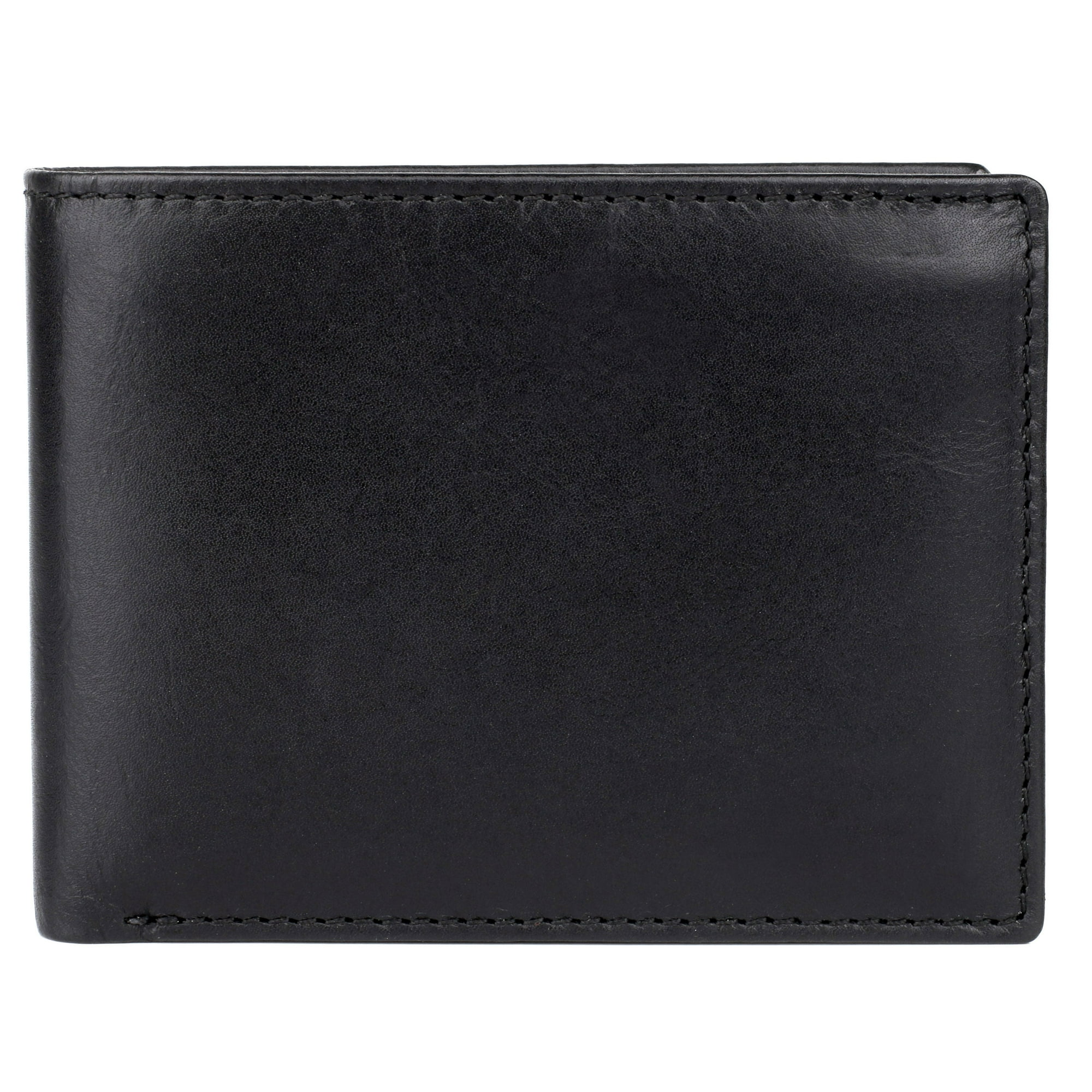 Dopp Men's Regatta Double ID Credit Card Billfold Leather, Black