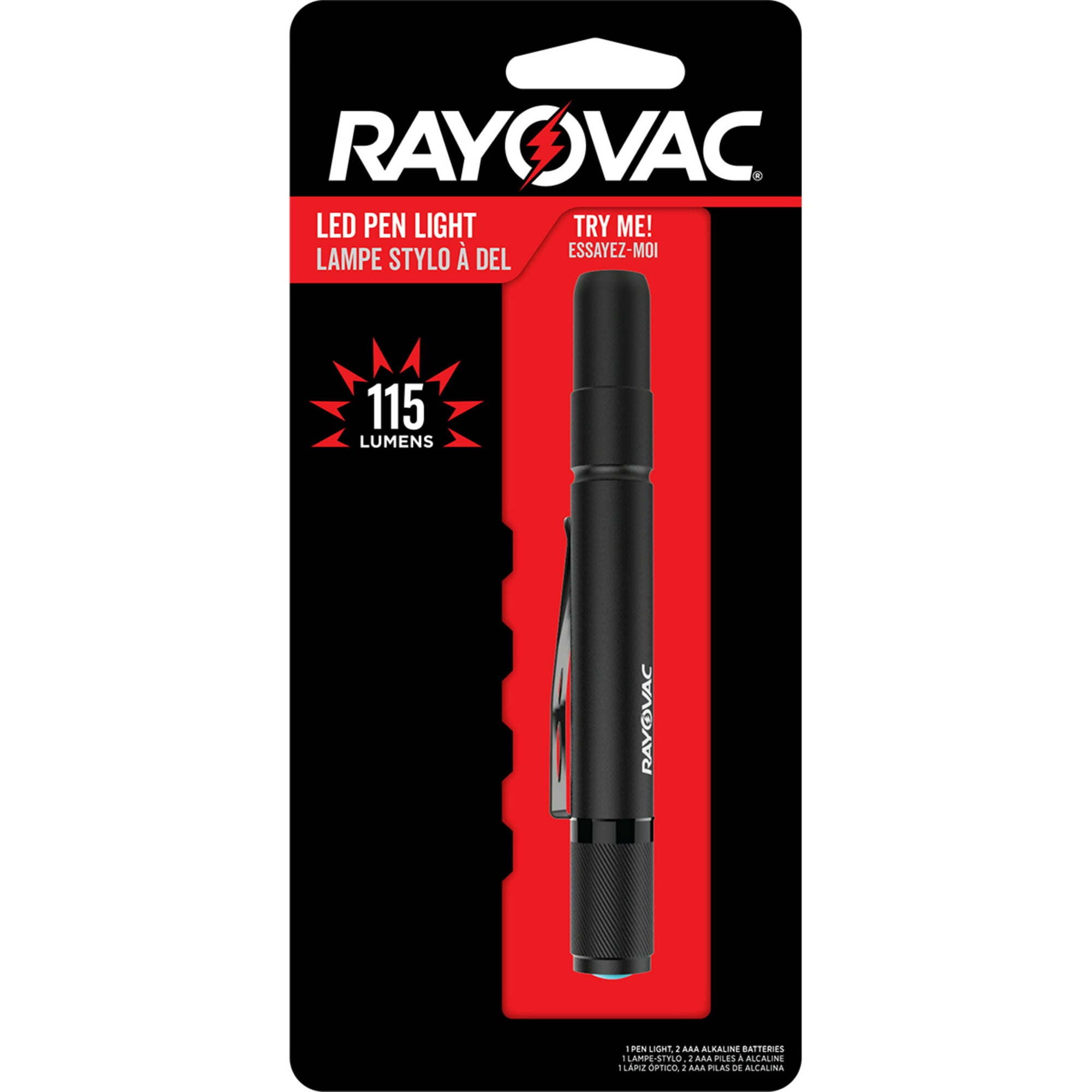 Rayovac Compact LED Penlight with 2 AAA Batteries Included