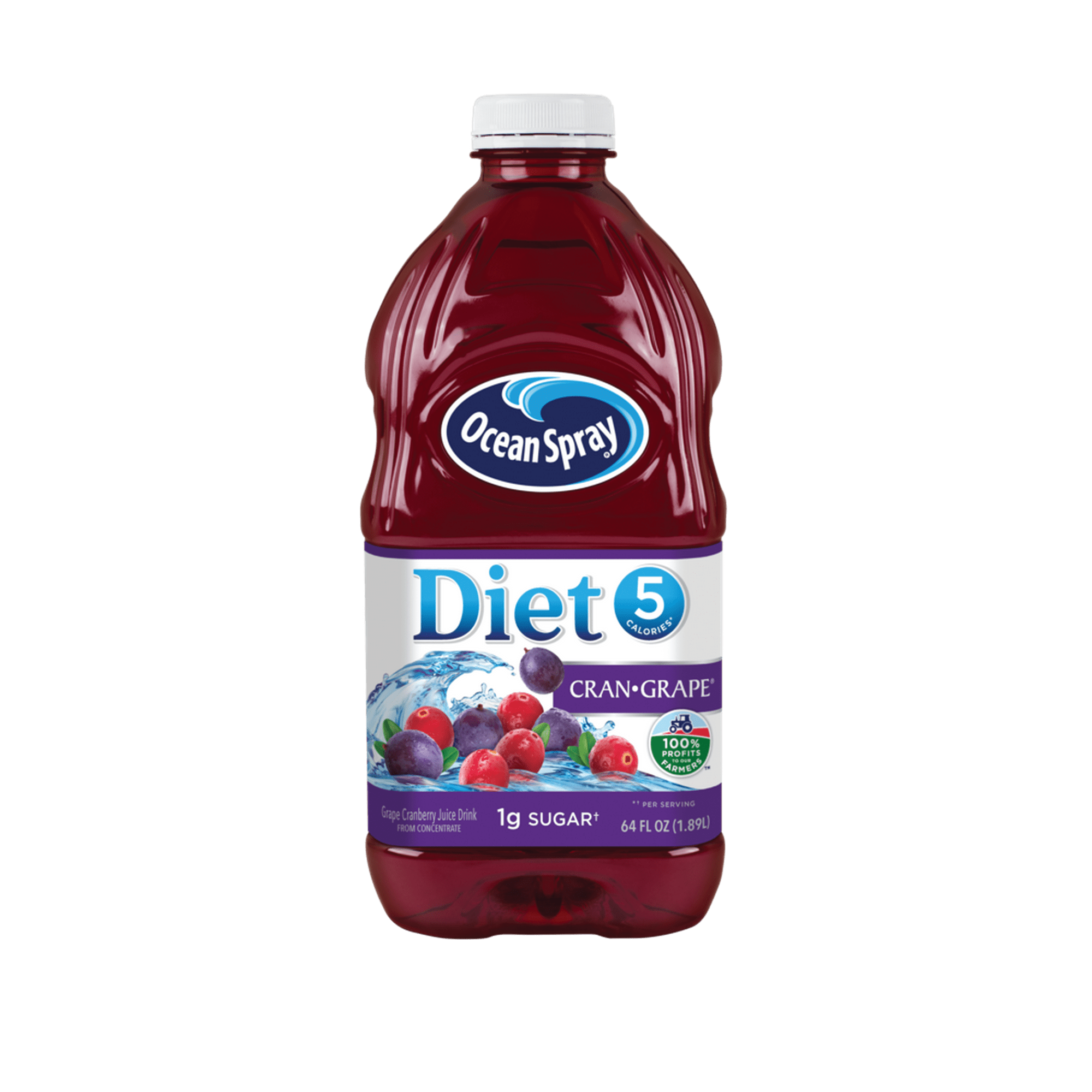 Ocean Spray Diet Cranberry Grape Juice Drink, 64 fl oz