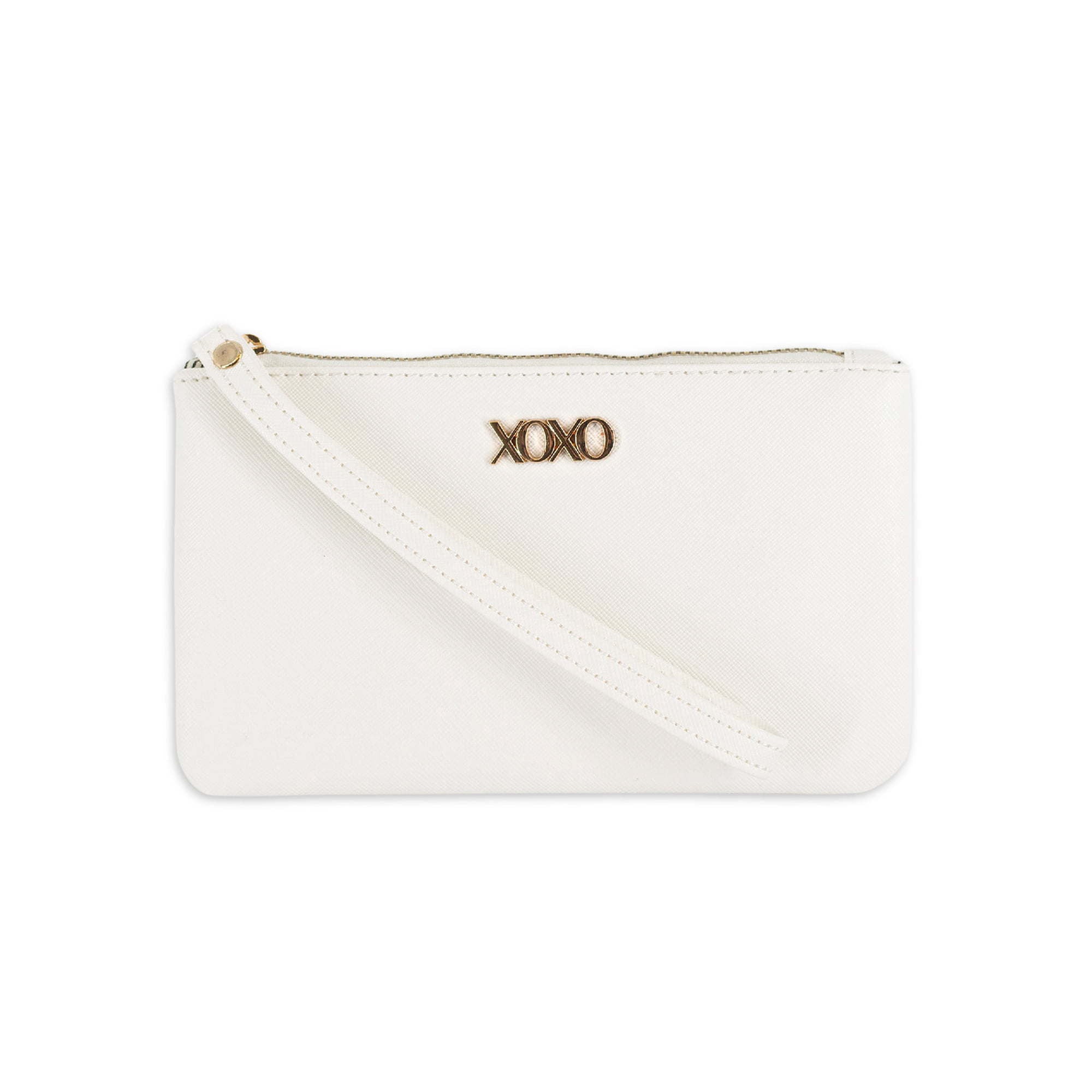 XOXO Women's Large White Saffiano Multifunction Solid / Patterned Wristlet Wallet