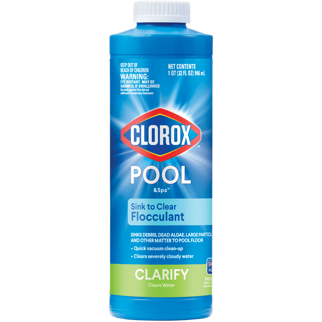Clorox Pool&Spa Sink to Clear Flocculant for Swimming Pools, 32 oz