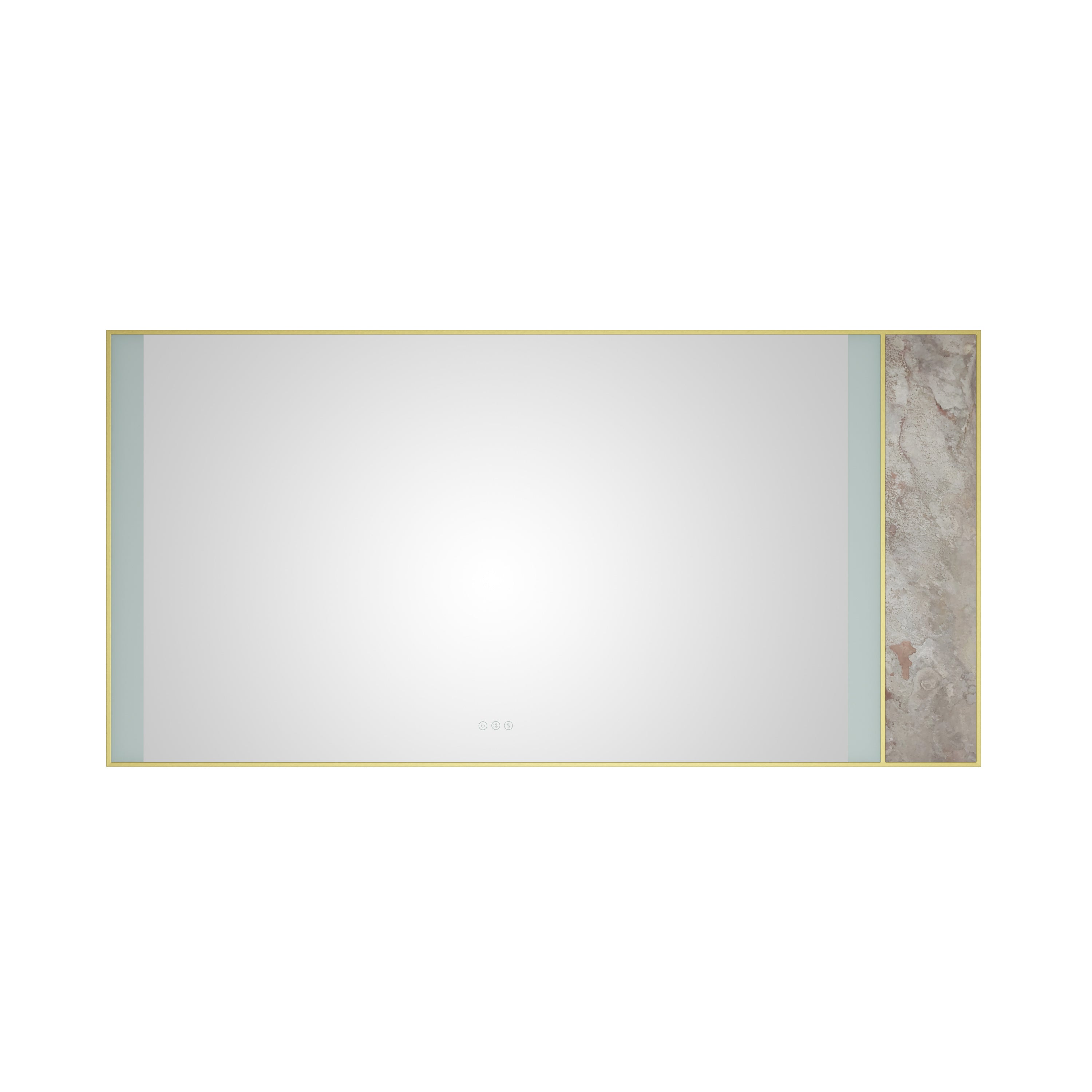 72x 36Inch LED Mirror Bathroom Vanity Mirror with Back Light, Wall Mount Anti-Fog Memory Large Adjustable Vanity Mirror
Natural stone decoration decoration follows LED changes