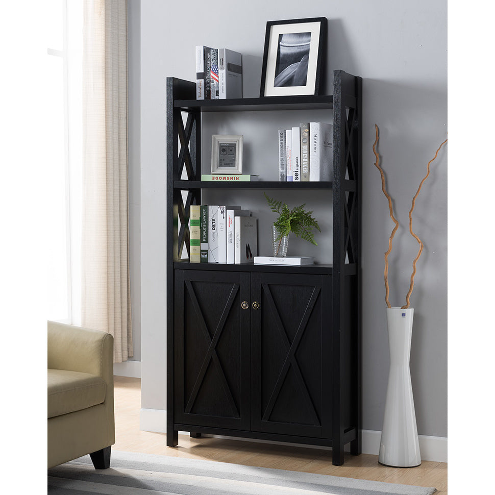 ID USA 171912 Bookcase Black