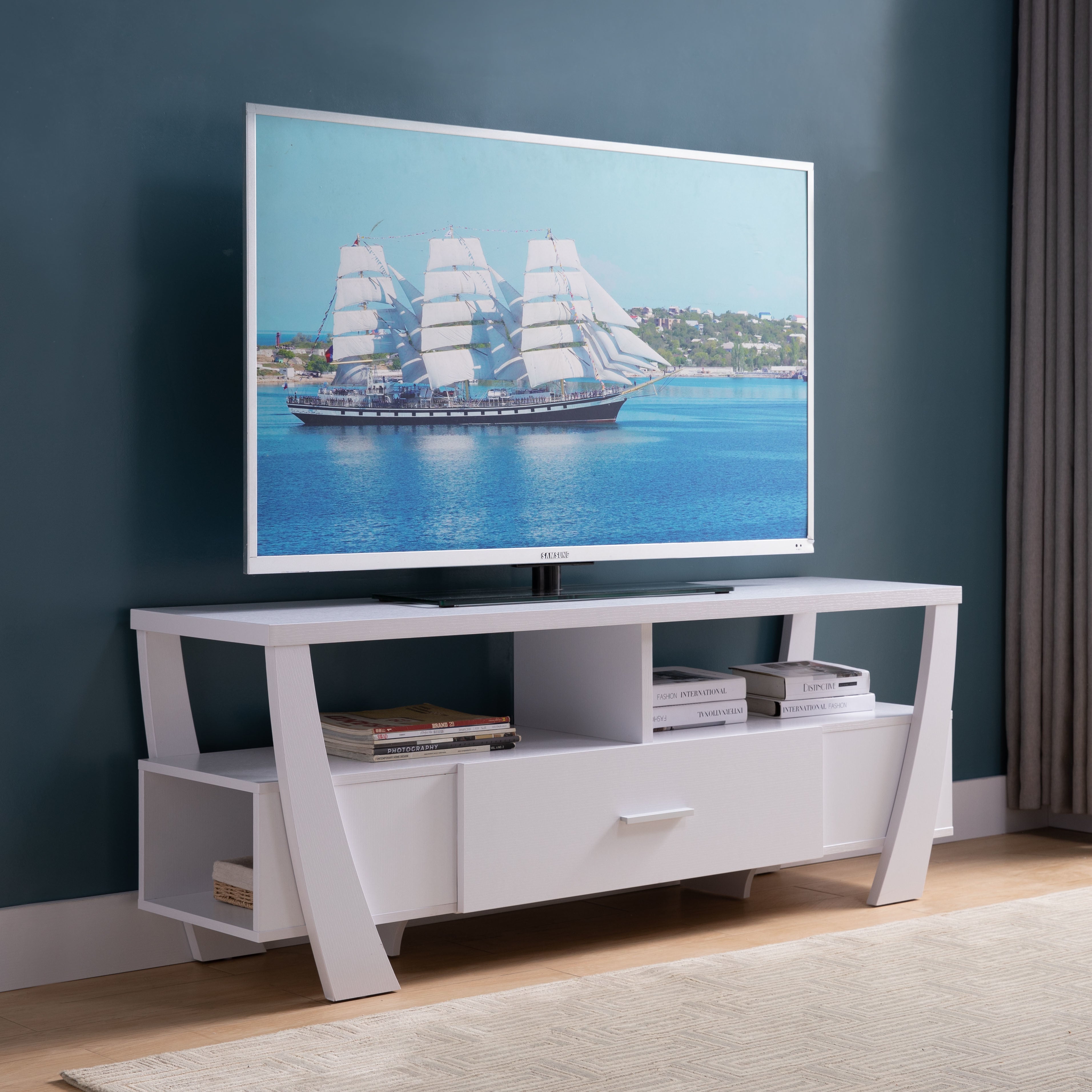 ID USA 223065 TV Stand White