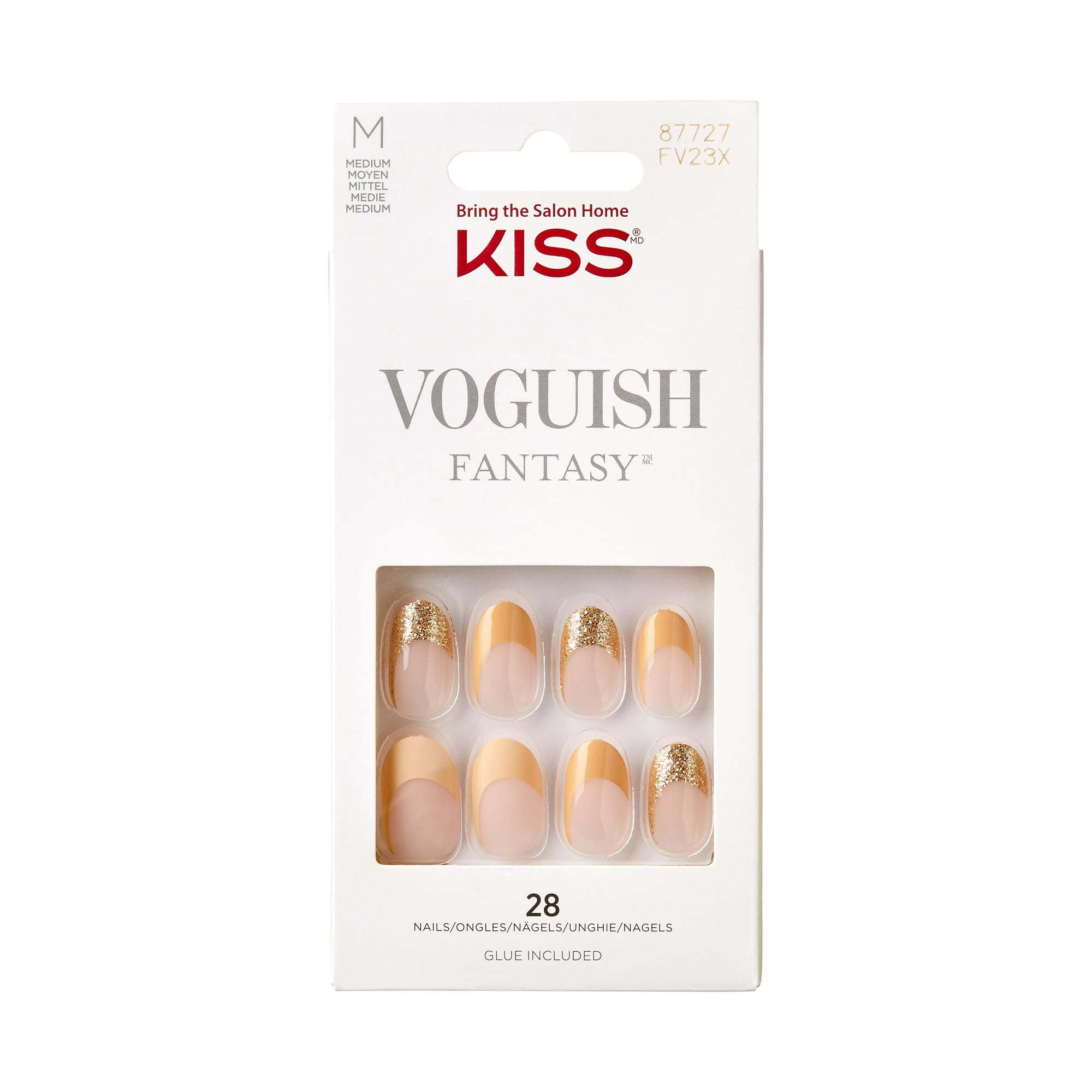 KISS Voguish Fantasy Fake Nails, 'Palm Trees', 28 Count