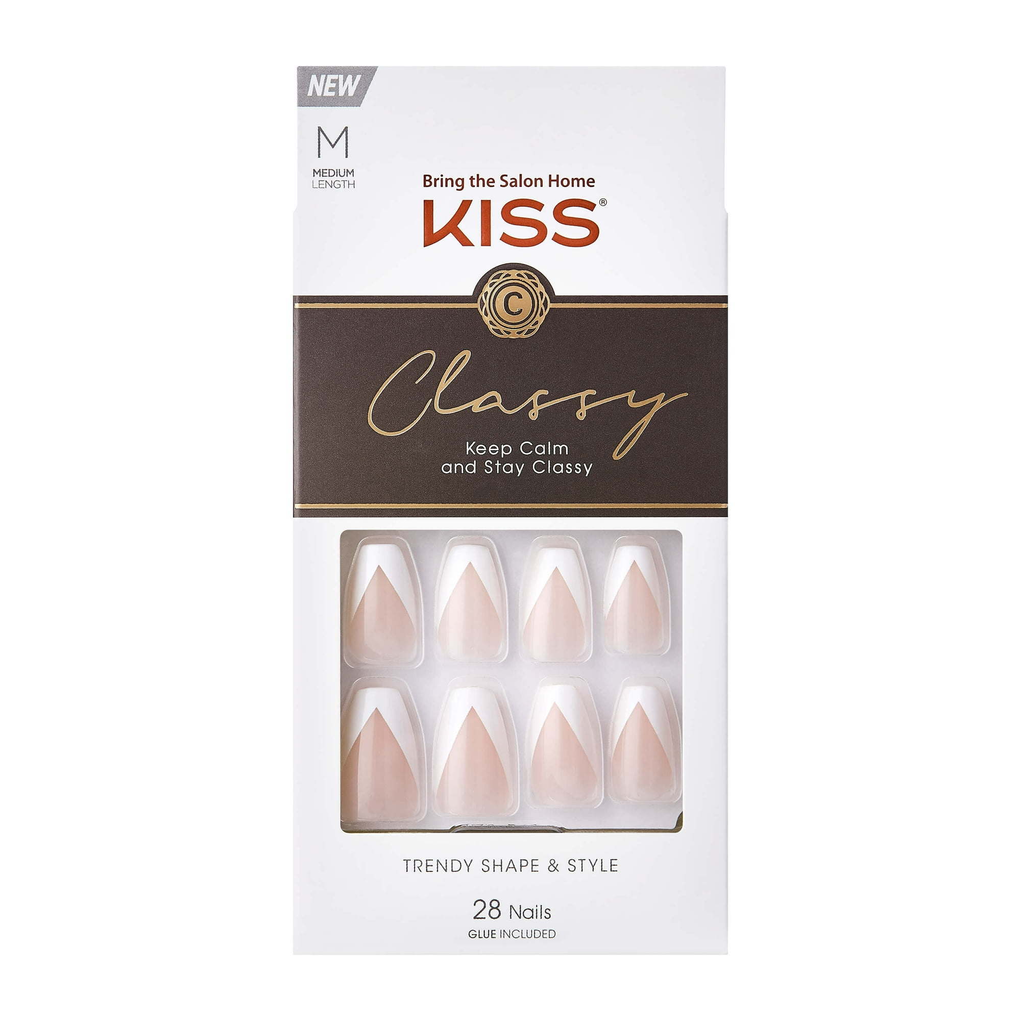 KISS Classy Nails - Silk Dress, Medium