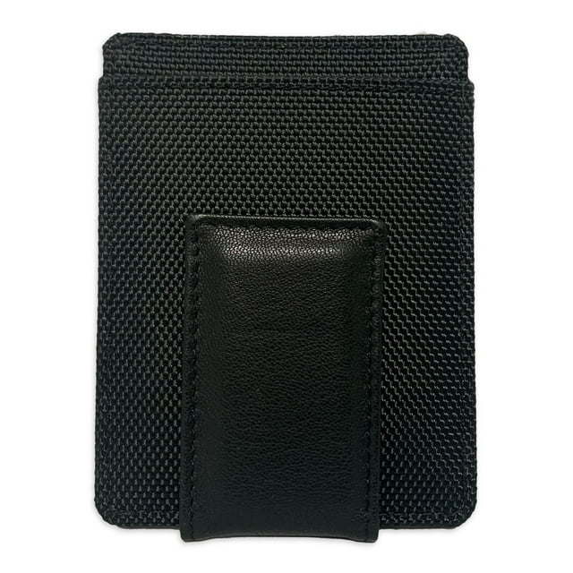 George Men's Nylon Card Case with Money Clip