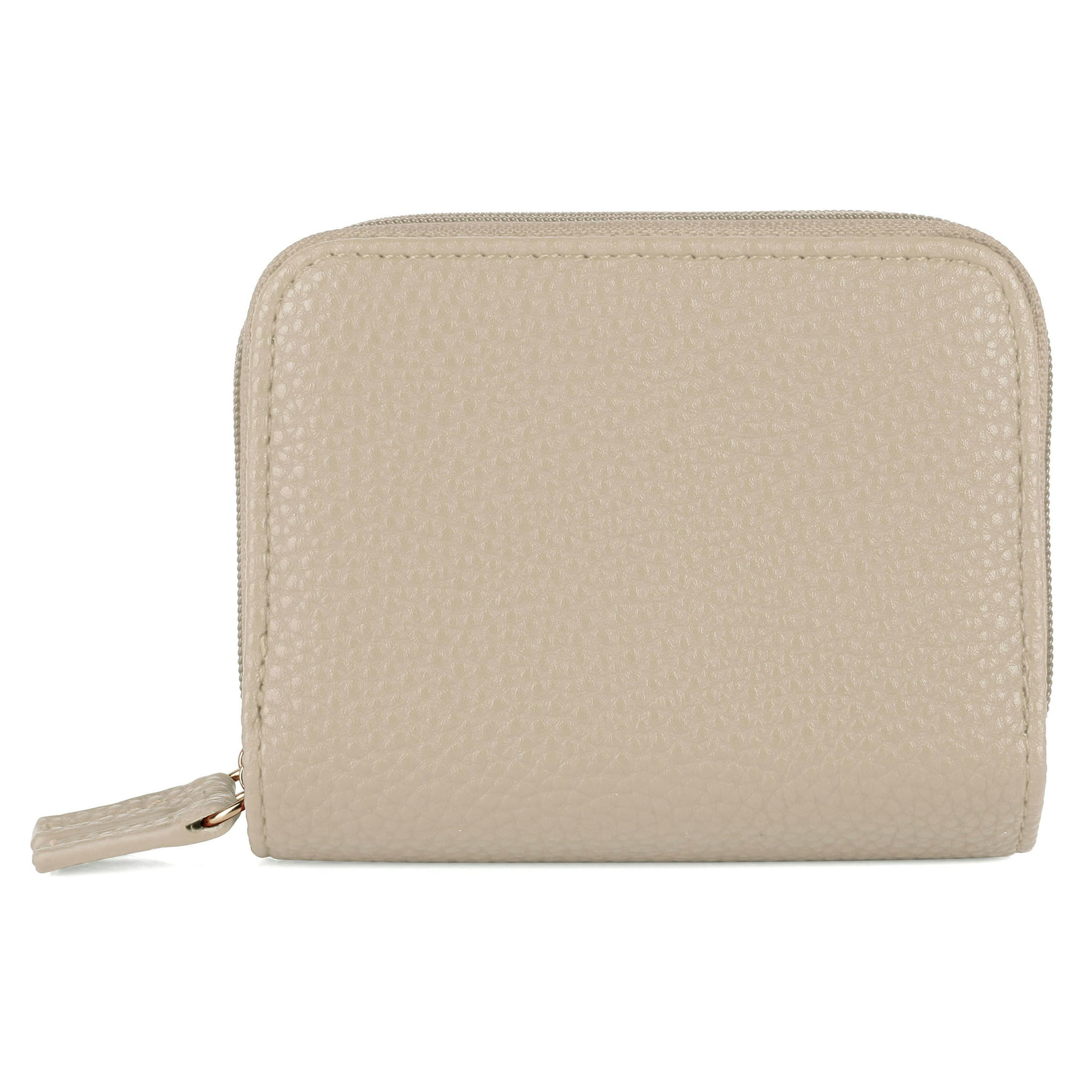 Julia Buxton Women's Pebble RFID Pik-Me-Up Wizard Wallet, White Pepper