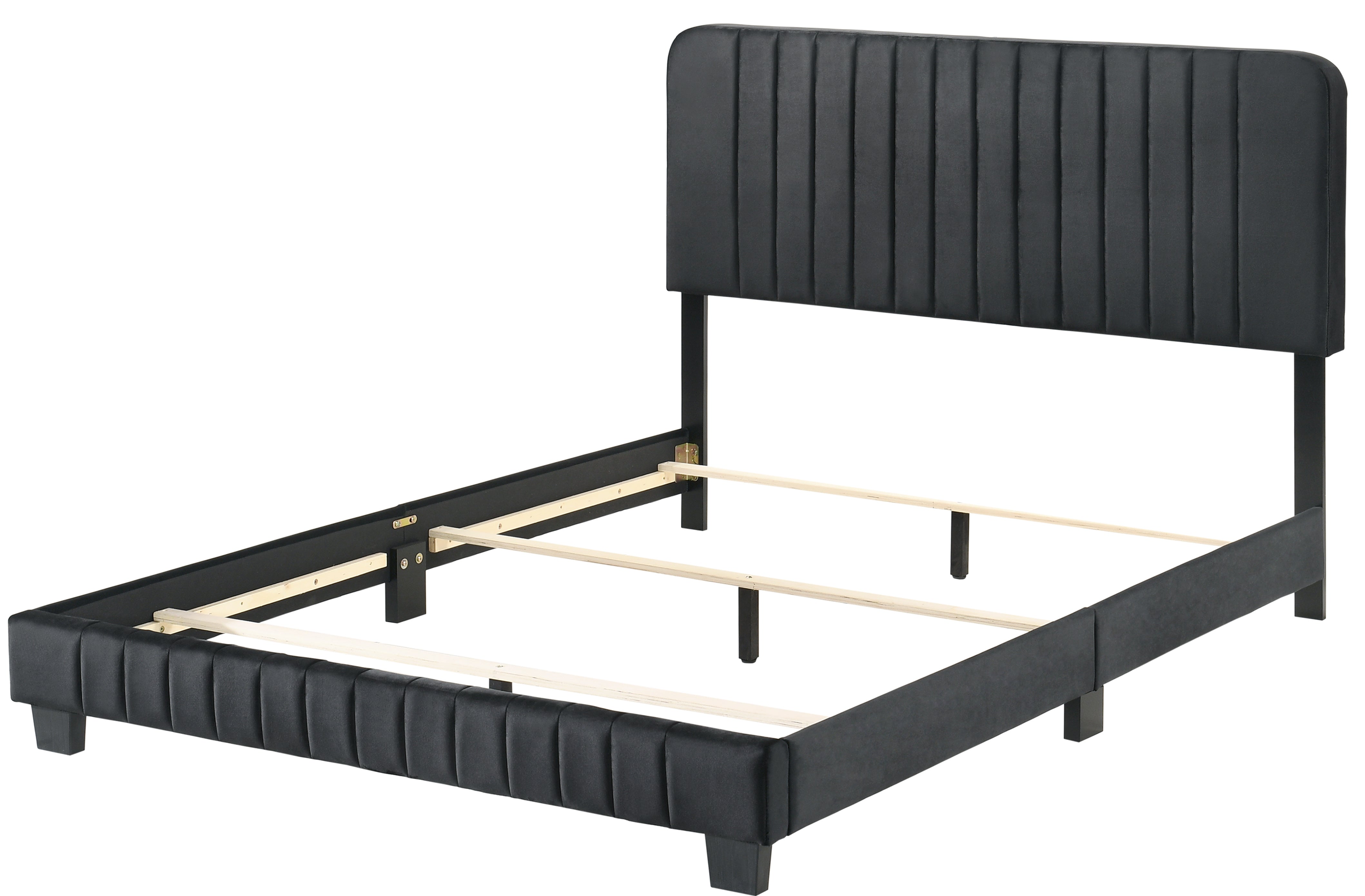 Glory Furniture Lodi G0407-QB-UP QUEEN BED , BLACK