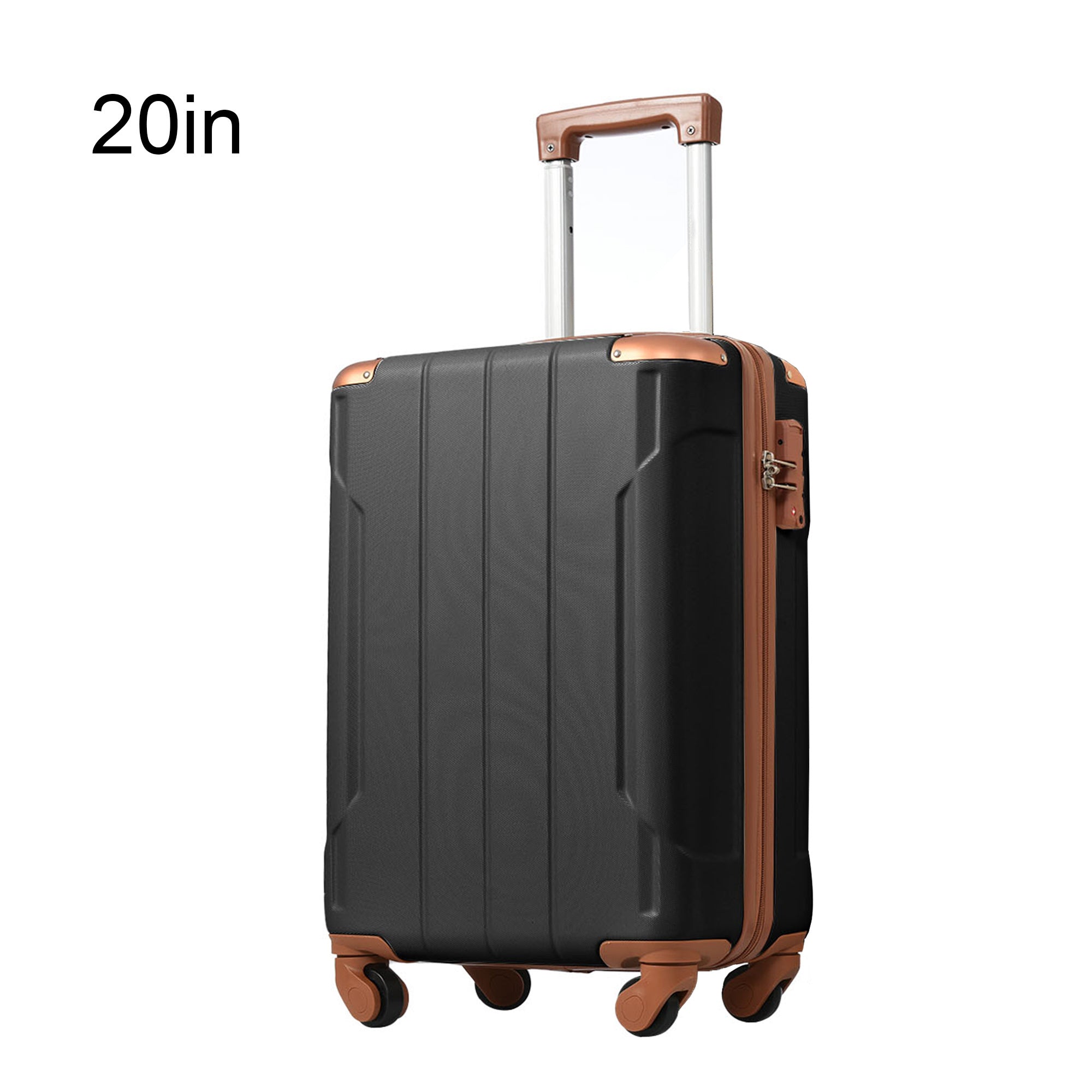 Hardshell Luggage Spinner Suitcase with TSA Lock Lightweight 20'' (Single Luggage)