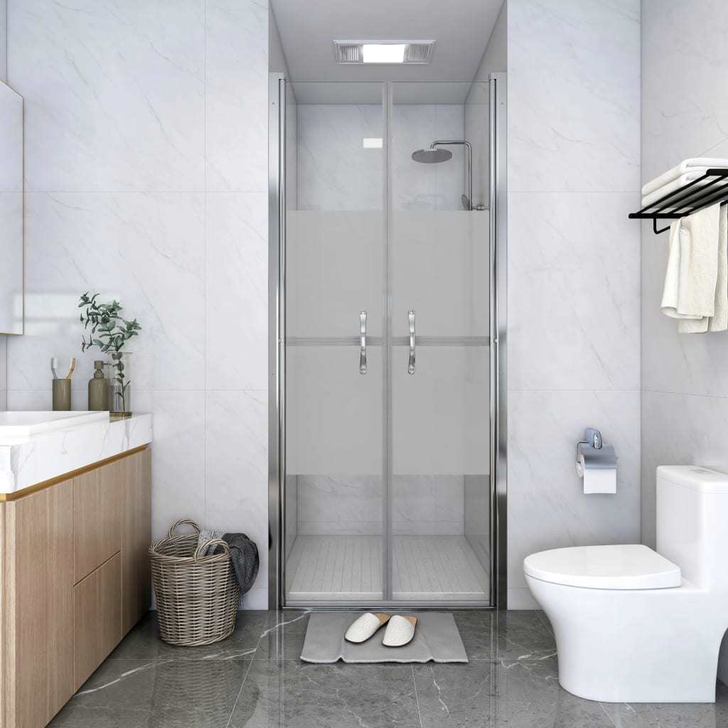 Shower Door Half Frosted ESG 37.8"x74.8"