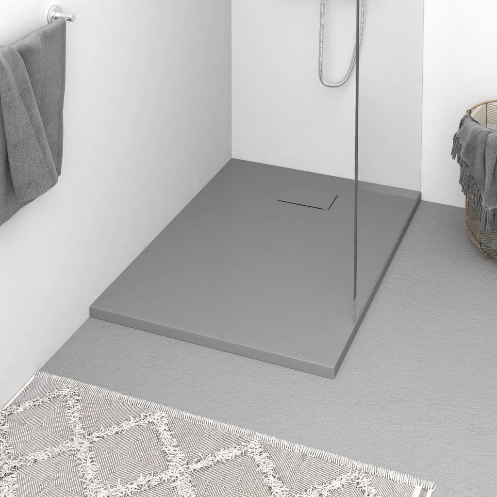 Shower Base Tray SMC Gray 39.4"x27.6"