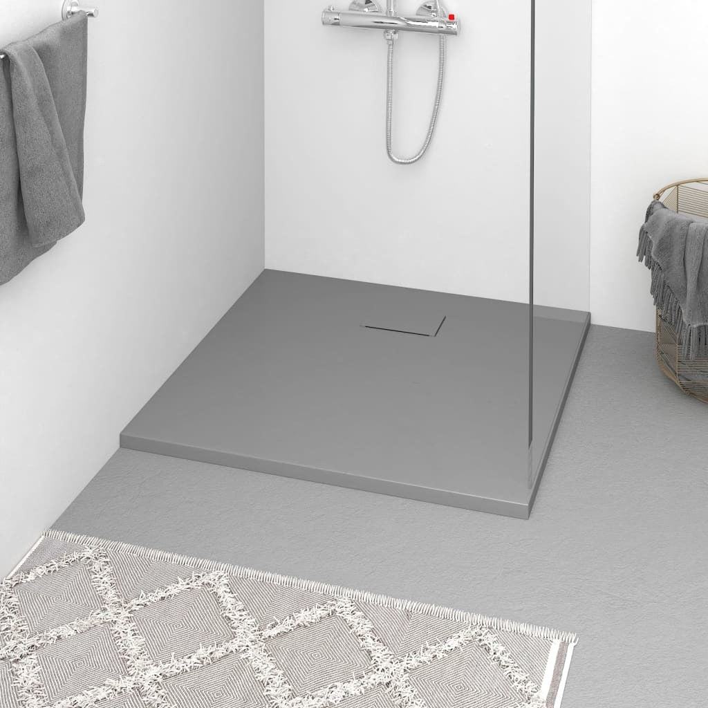 Shower Base Tray SMC Gray 35.4"x31.5"