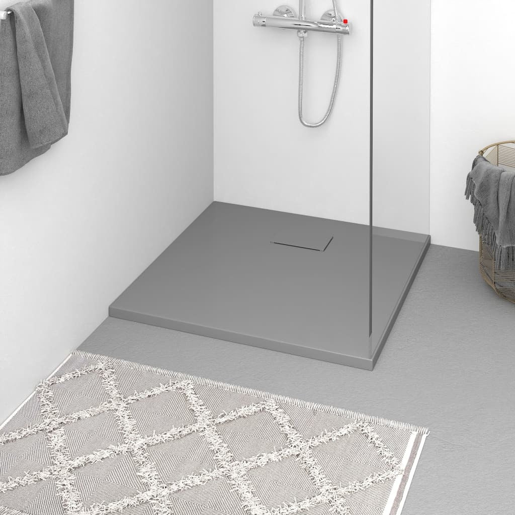 Shower Base Tray SMC Gray 31.5"x31.5"