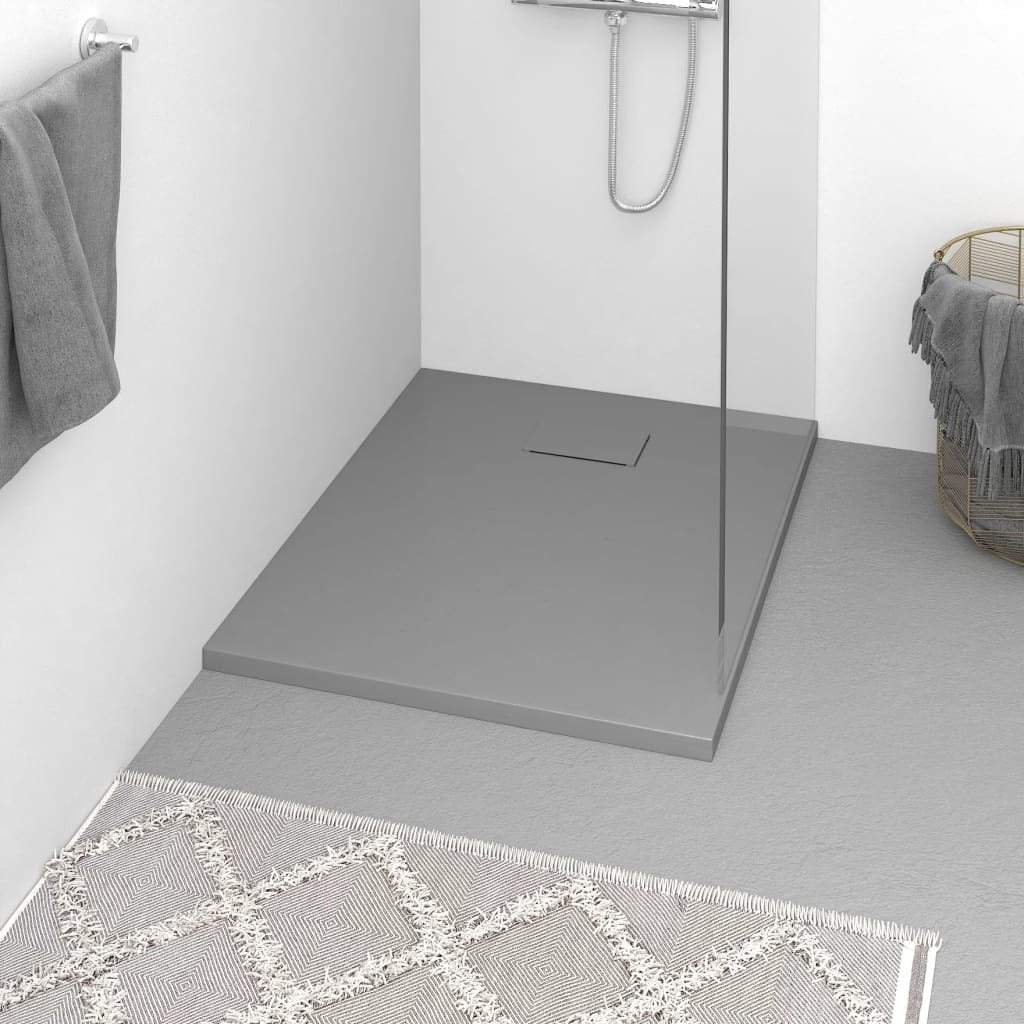 Shower Base Tray SMC Gray 35.4"x27.6"