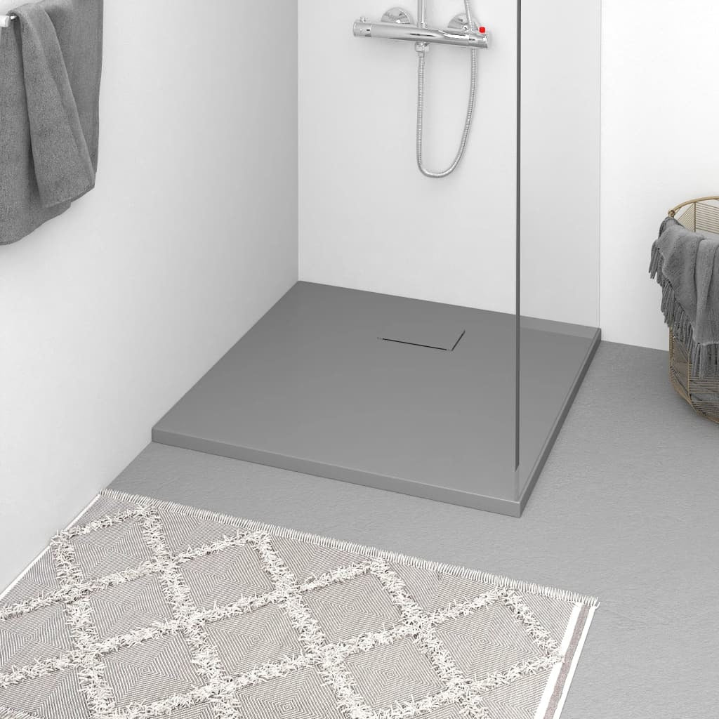 Shower Base Tray SMC Gray 35.4"x35.4"