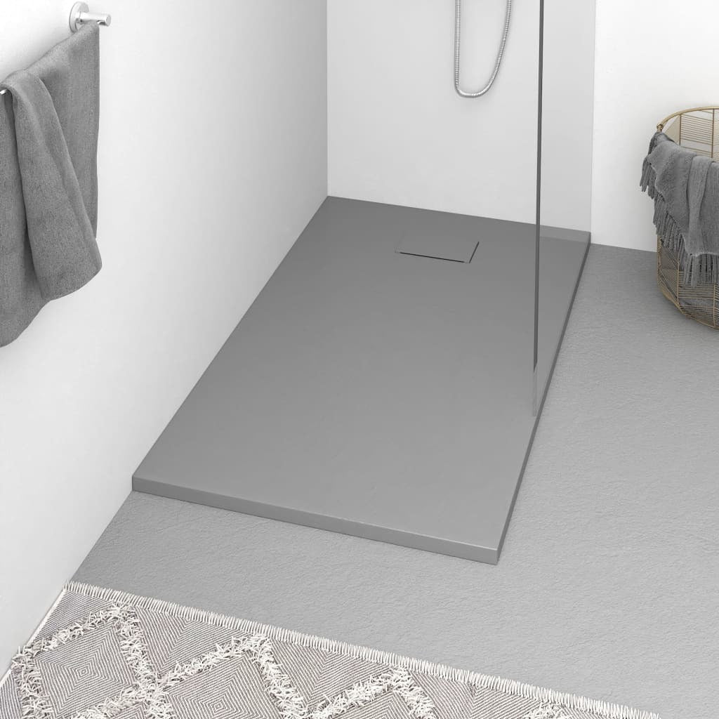 Shower Base Tray SMC Gray 47.2"x27.6"