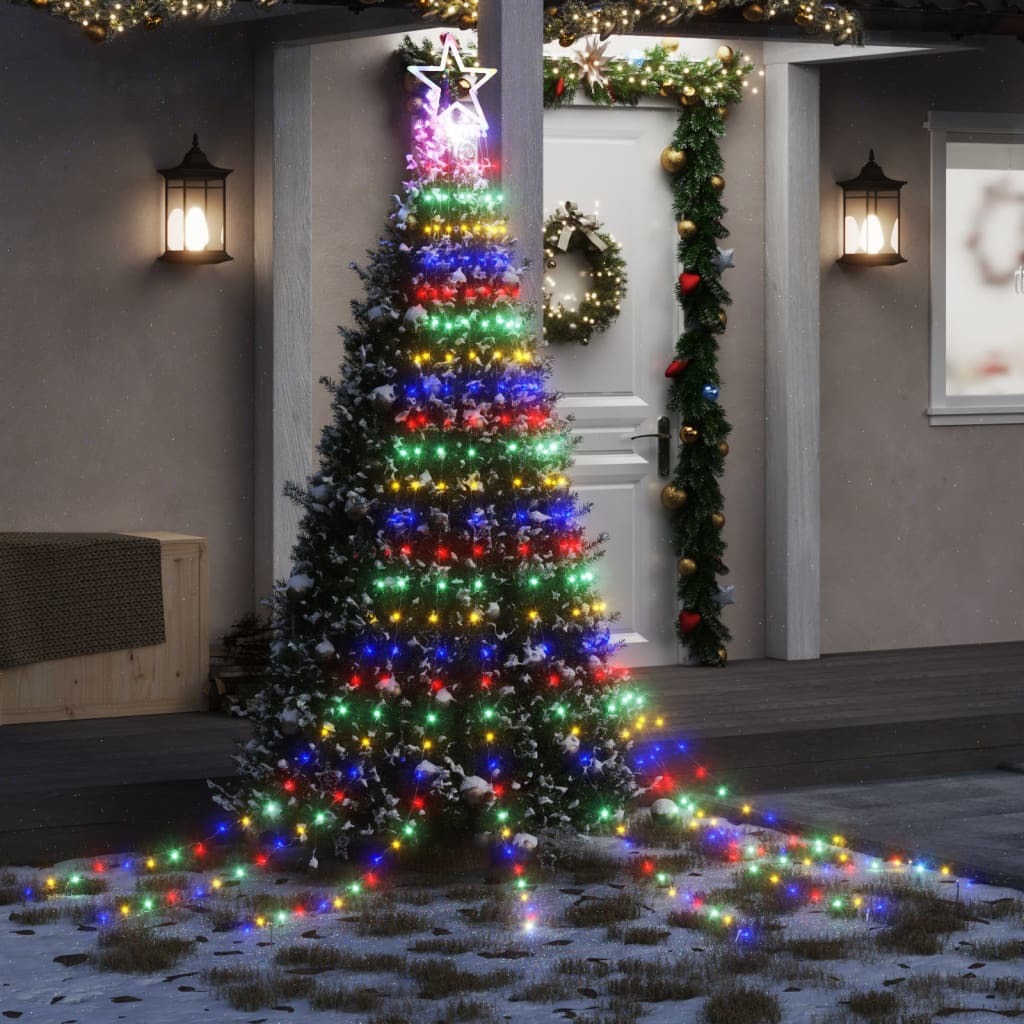 Christmas Tree Light 320 LEDs Colorful 147.6"