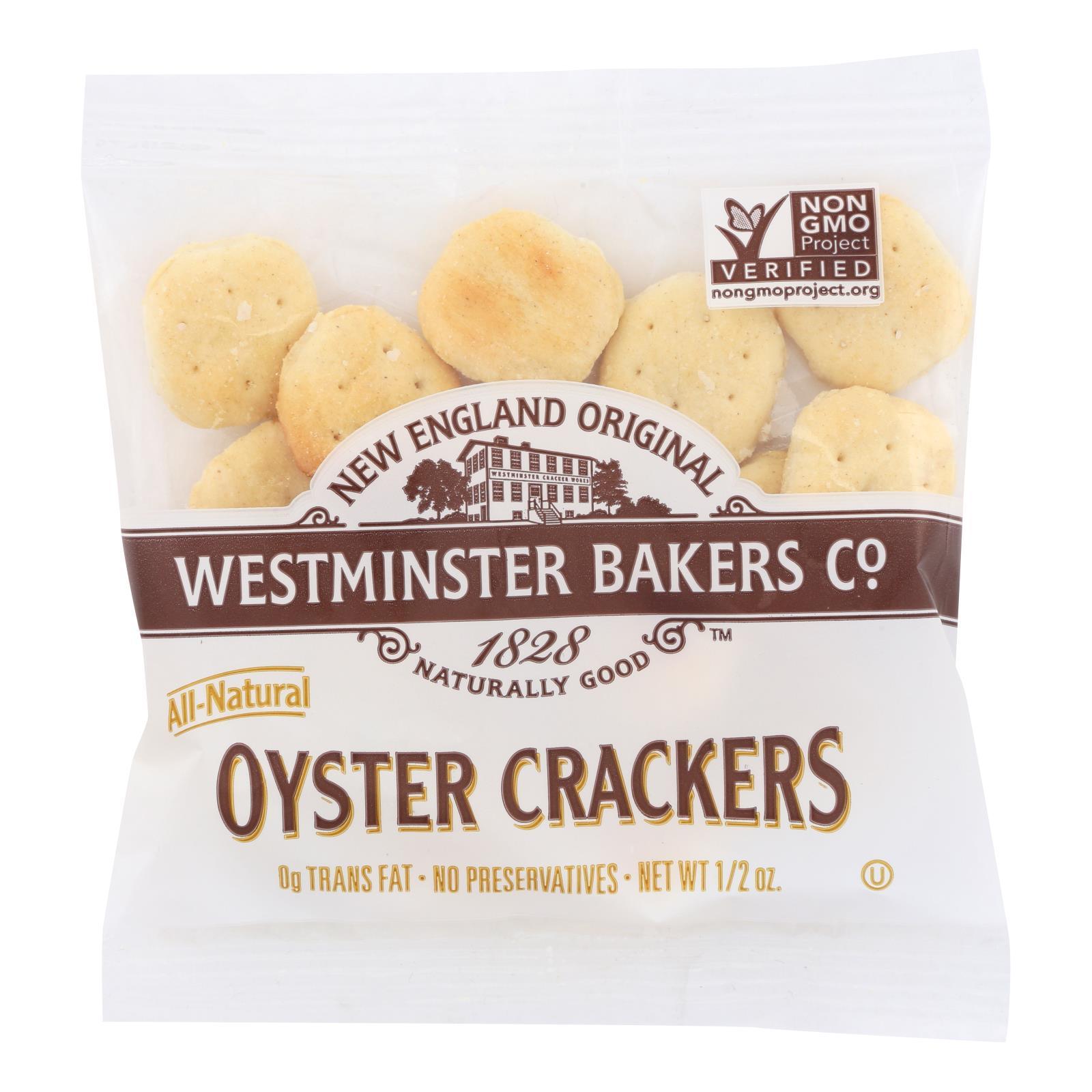 Westminster Cracker Oyster Old Fashioned Crackers - Case Of 150 - 0.5 Oz.