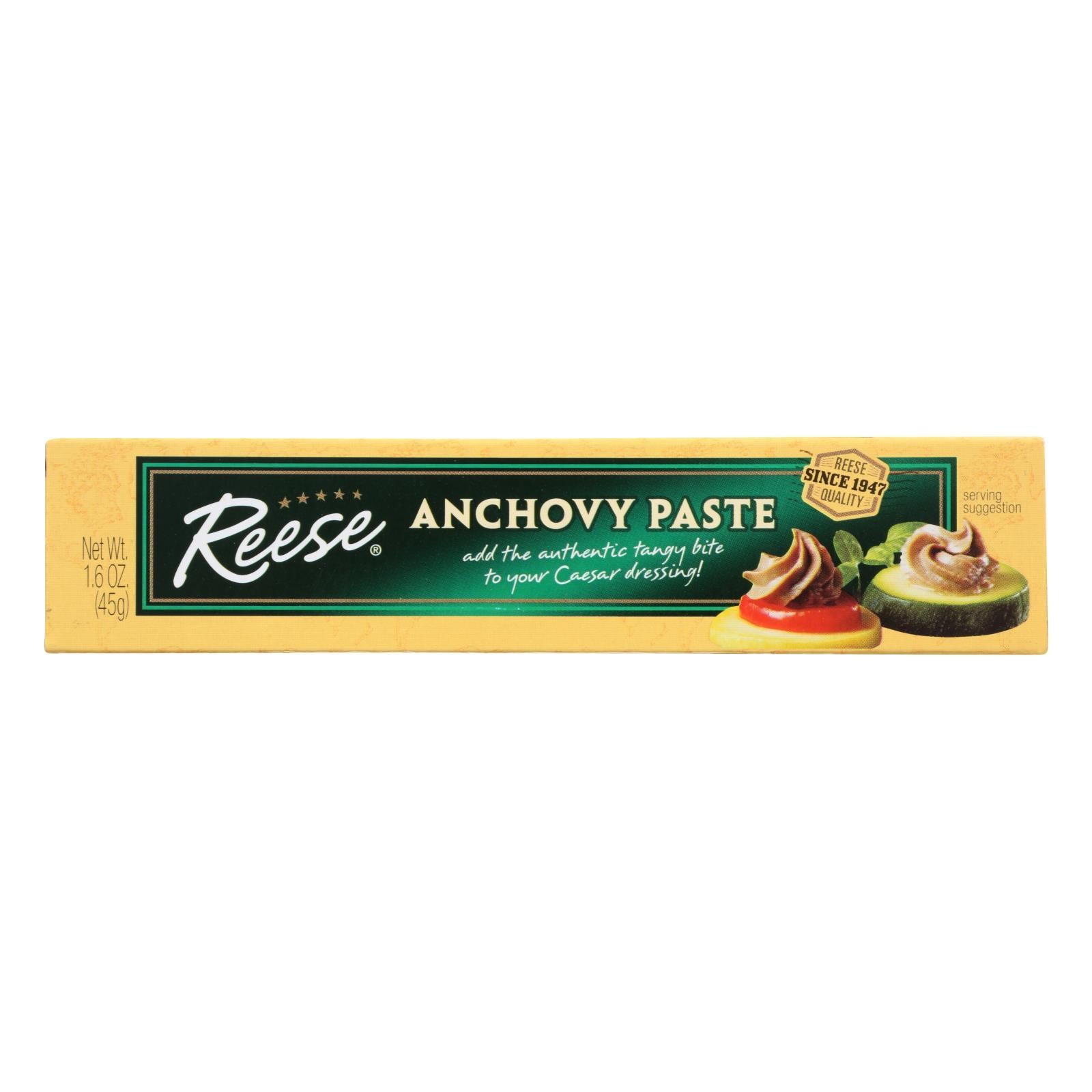 Reese Paste - Anchovy - Case Of 10 - 1.6 Oz