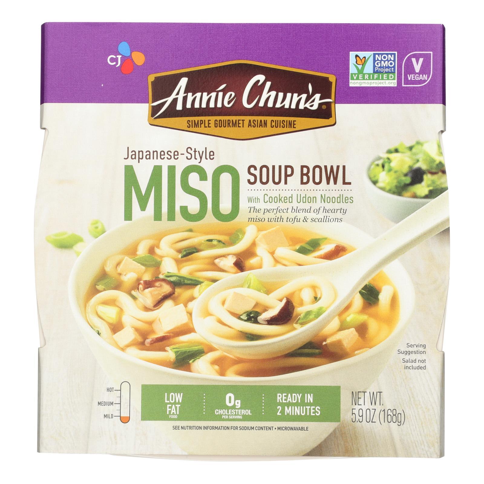 Annie Chun's Miso Soup Bowl - Case Of 6 - 5.9 Oz.