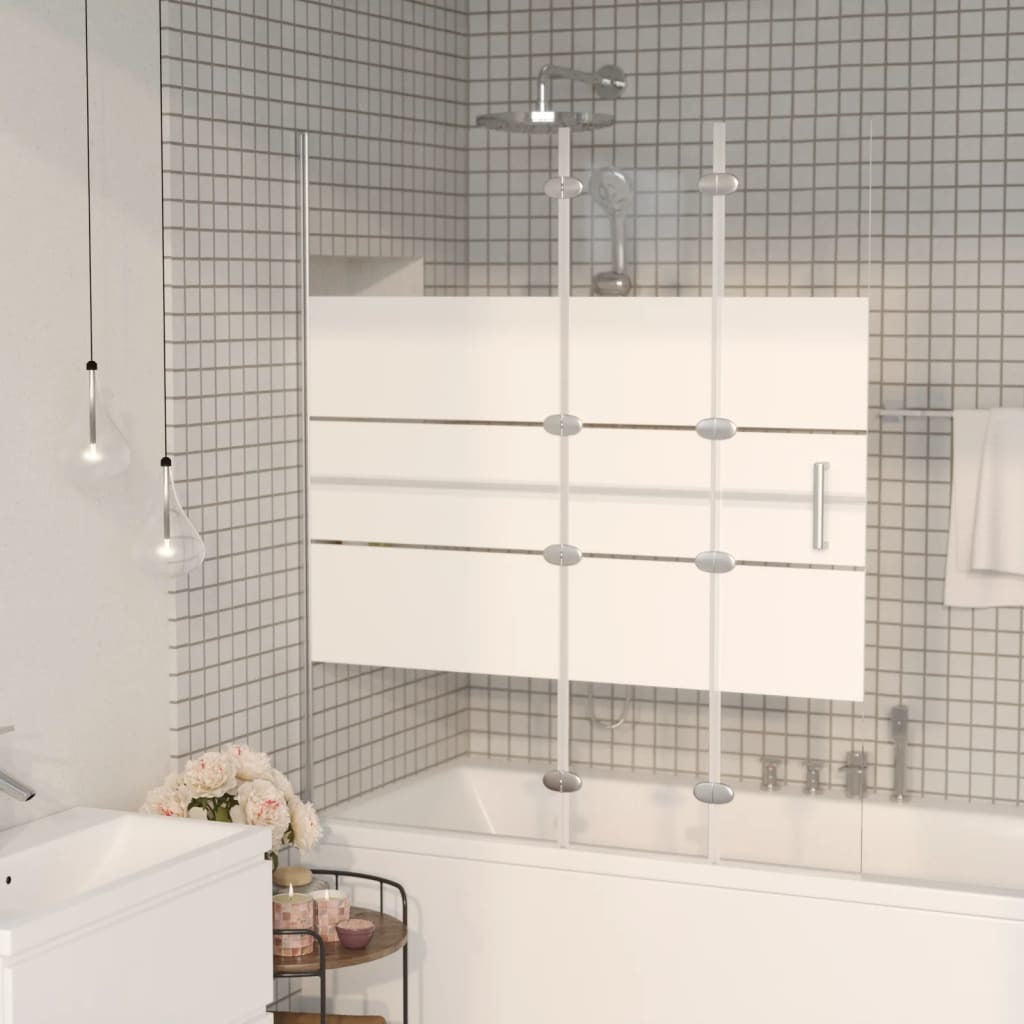 Folding Shower Enclosure ESG 47.2"x55.1" White