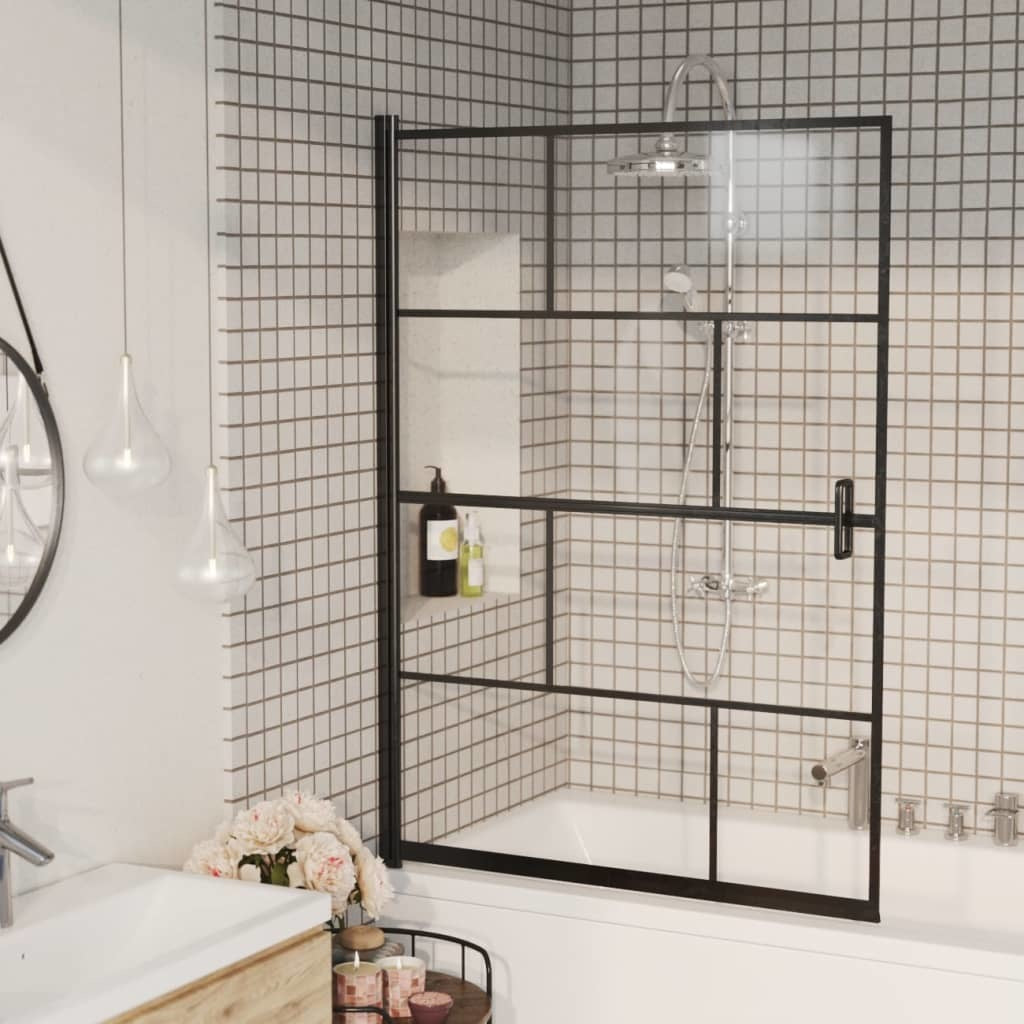 Shower Enclosure ESG 39.4"x55.1" Black