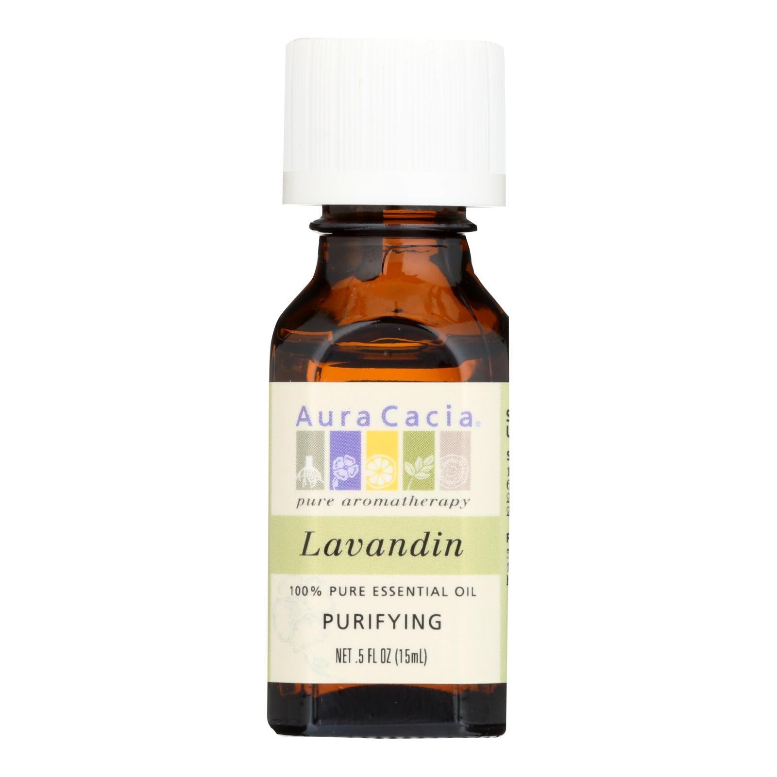 Aura Cacia - Pure Essential Oil Lavandin - 0.5 Fl Oz