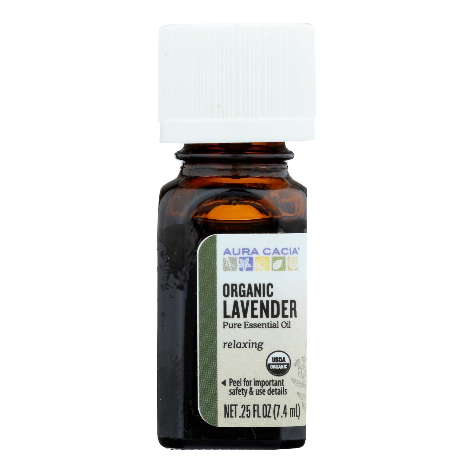 Aura Cacia - Organic Lavender - .25 Oz