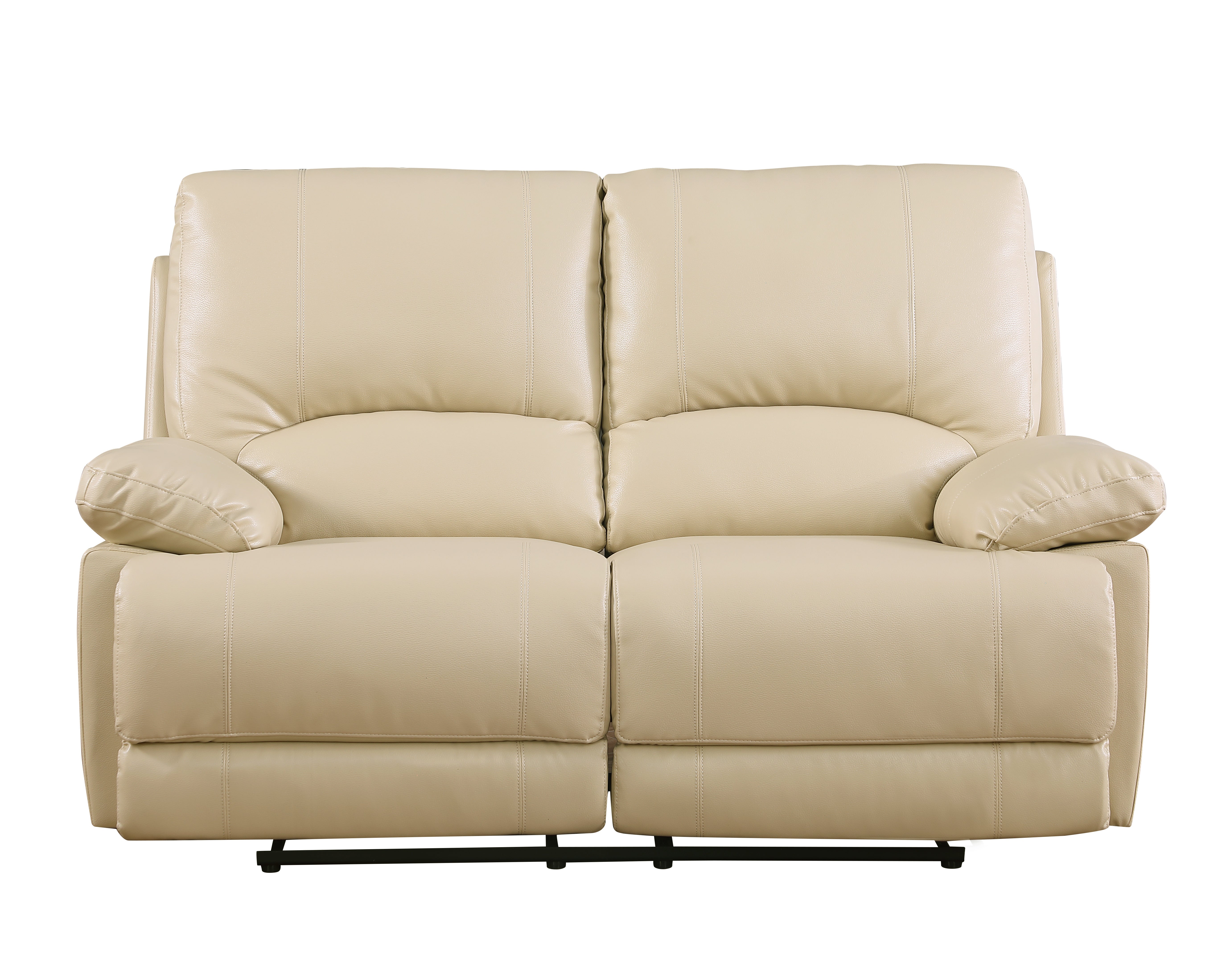 Global United Leather-Air Recliining Loveseat